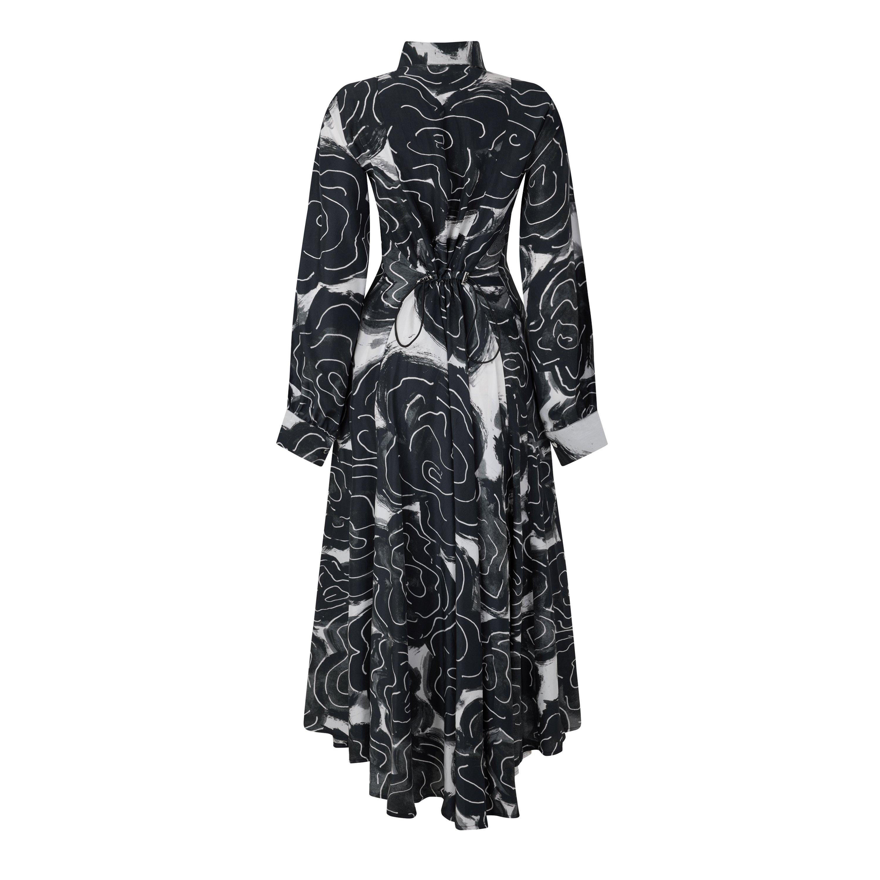 GREY AND OTHER - Lovebirds - SD LS ESSE DRESS - 2