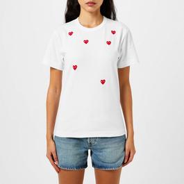 Comme des Garcons PLAY Scattered Hearts T-Shirt