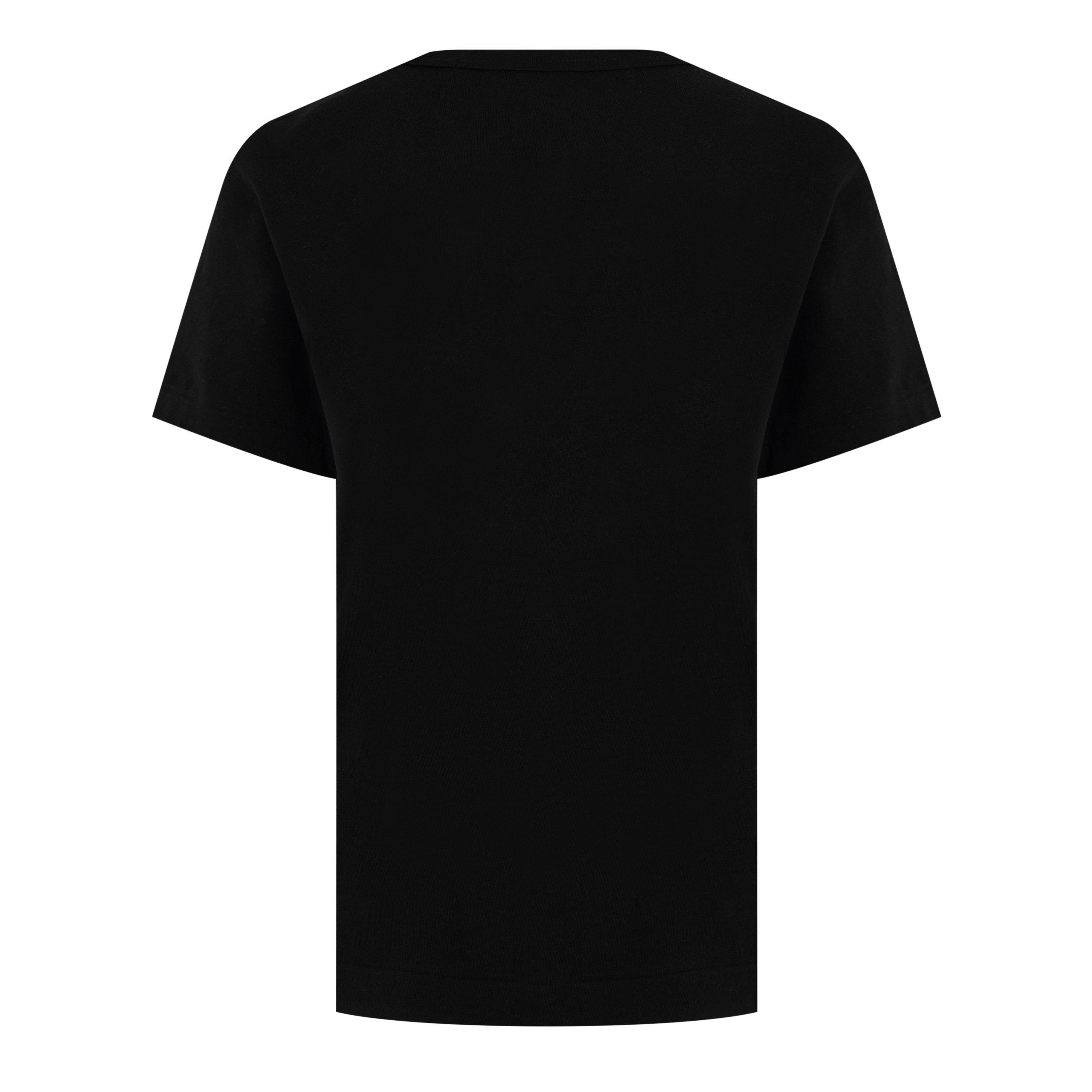 Black -1 - Comme des Garcons PLAY - Women's Scattered Hearts Regular Fit T-Shirt - 6