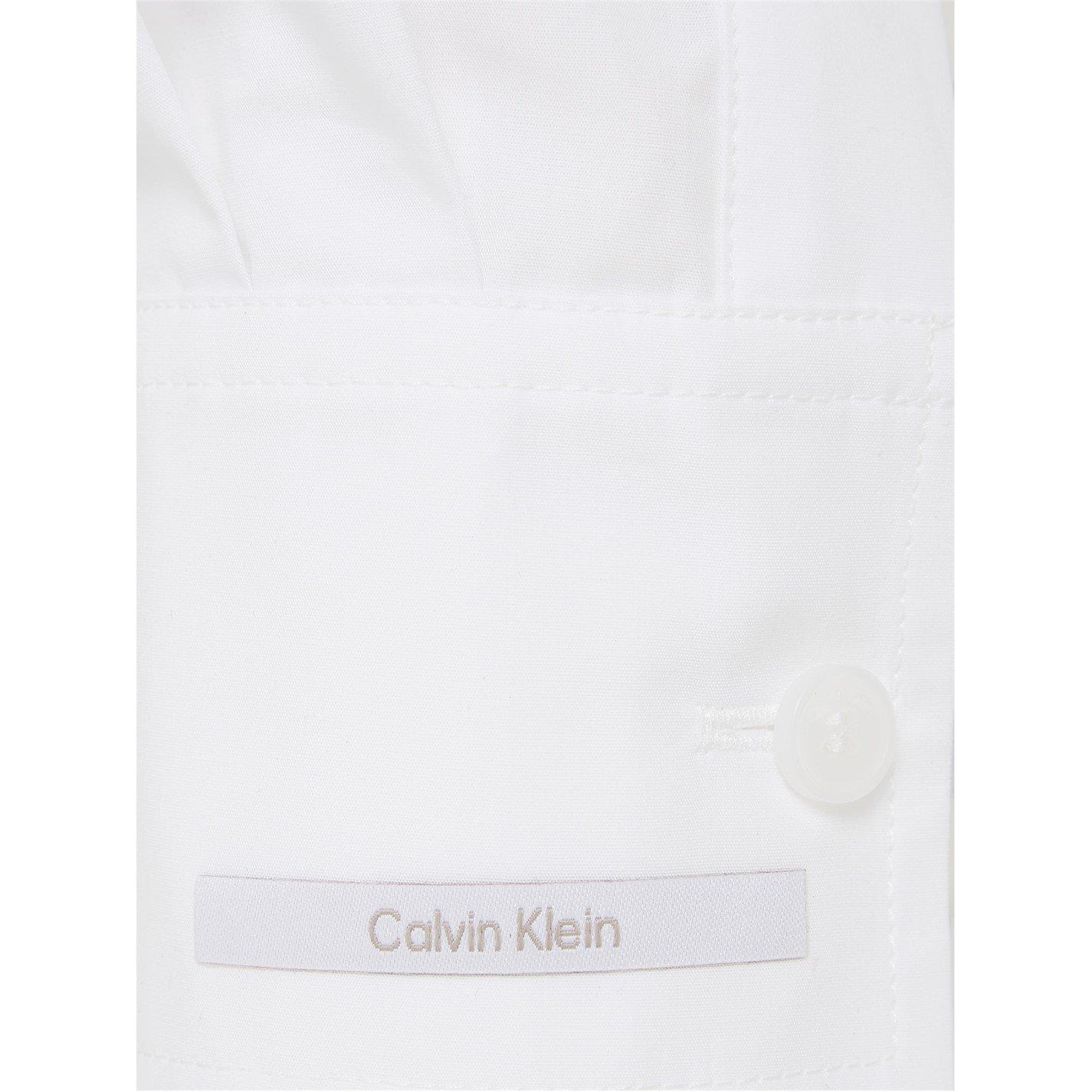 Bright White - Calvin Klein - Wrap Shirt - 5