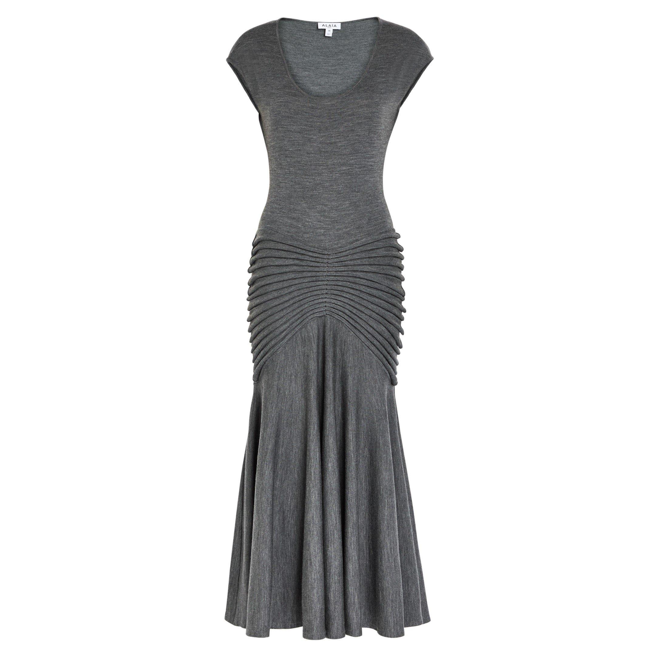 DARK GREY - Alaia - SCULPTING DRESS - 1