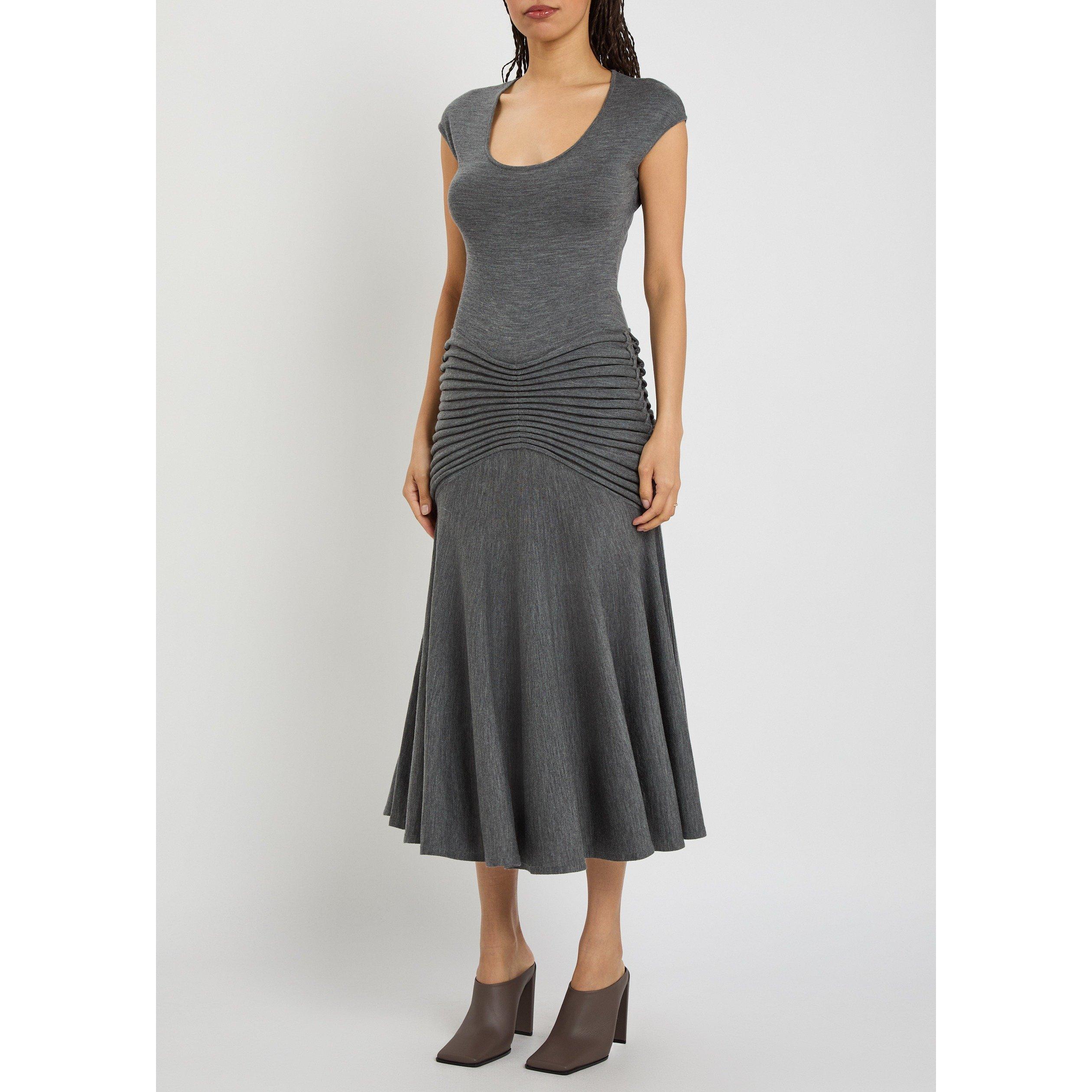DARK GREY - Alaia - SCULPTING DRESS - 2