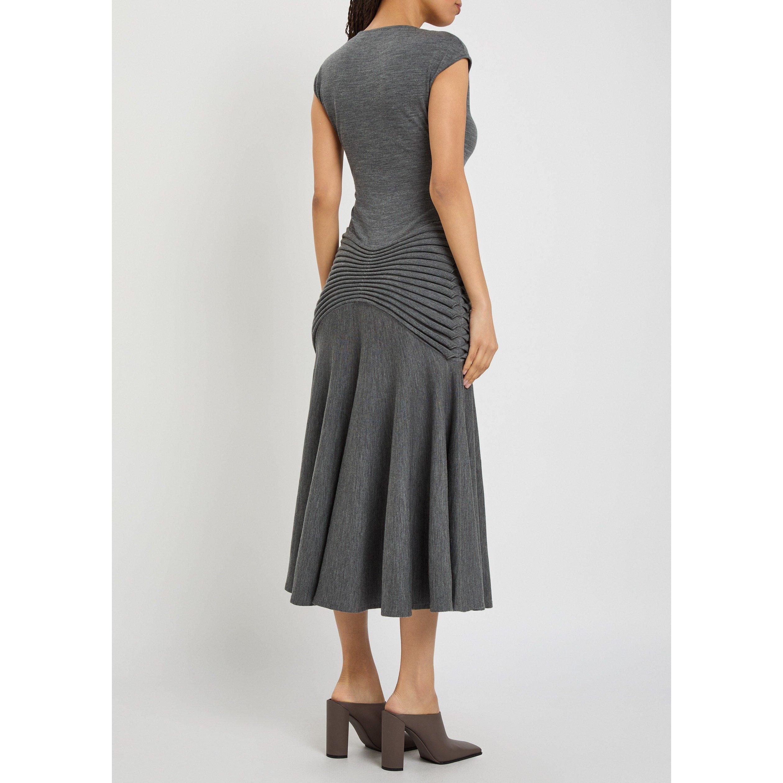 DARK GREY - Alaia - SCULPTING DRESS - 3