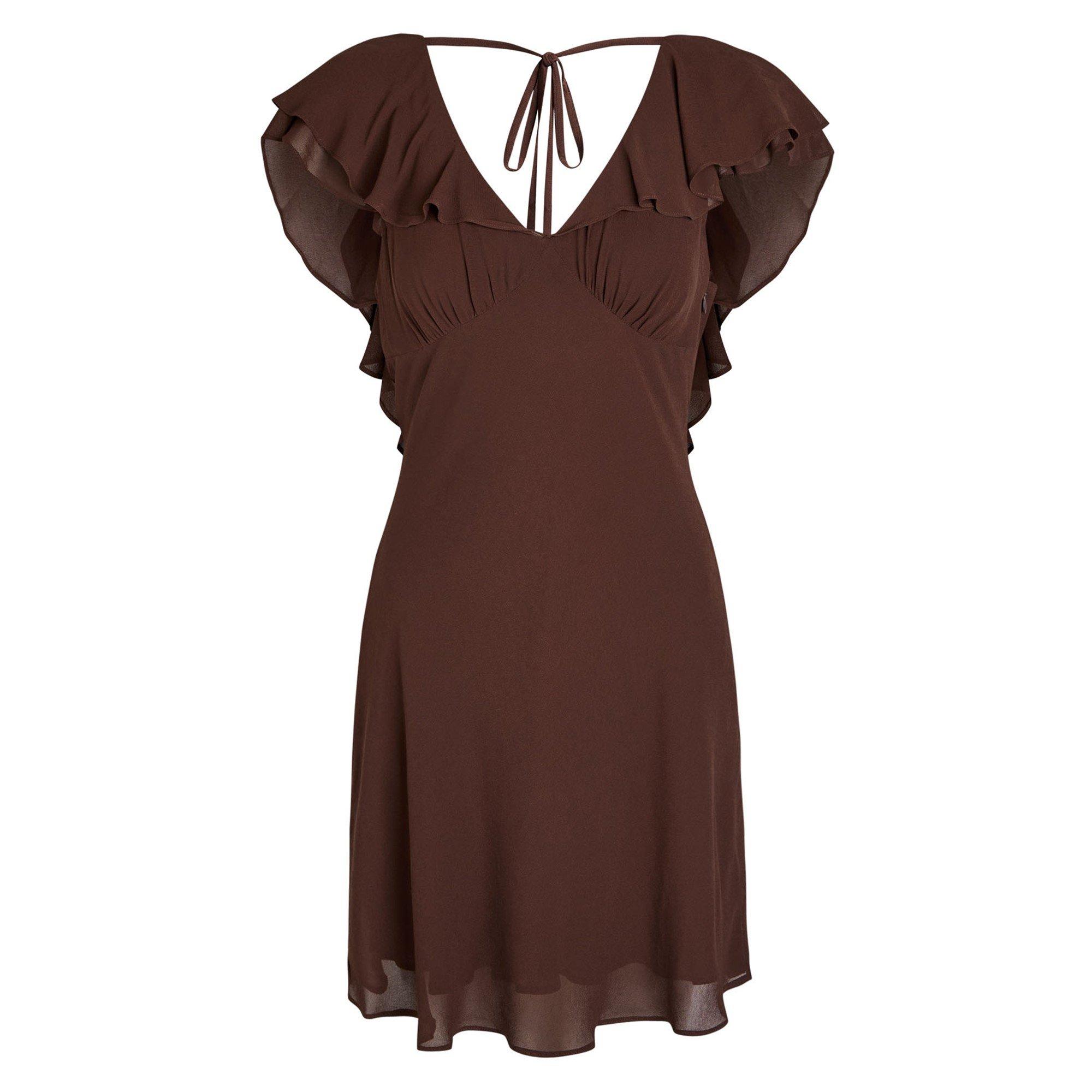 BROWN - Reformation - SD Arni Dress