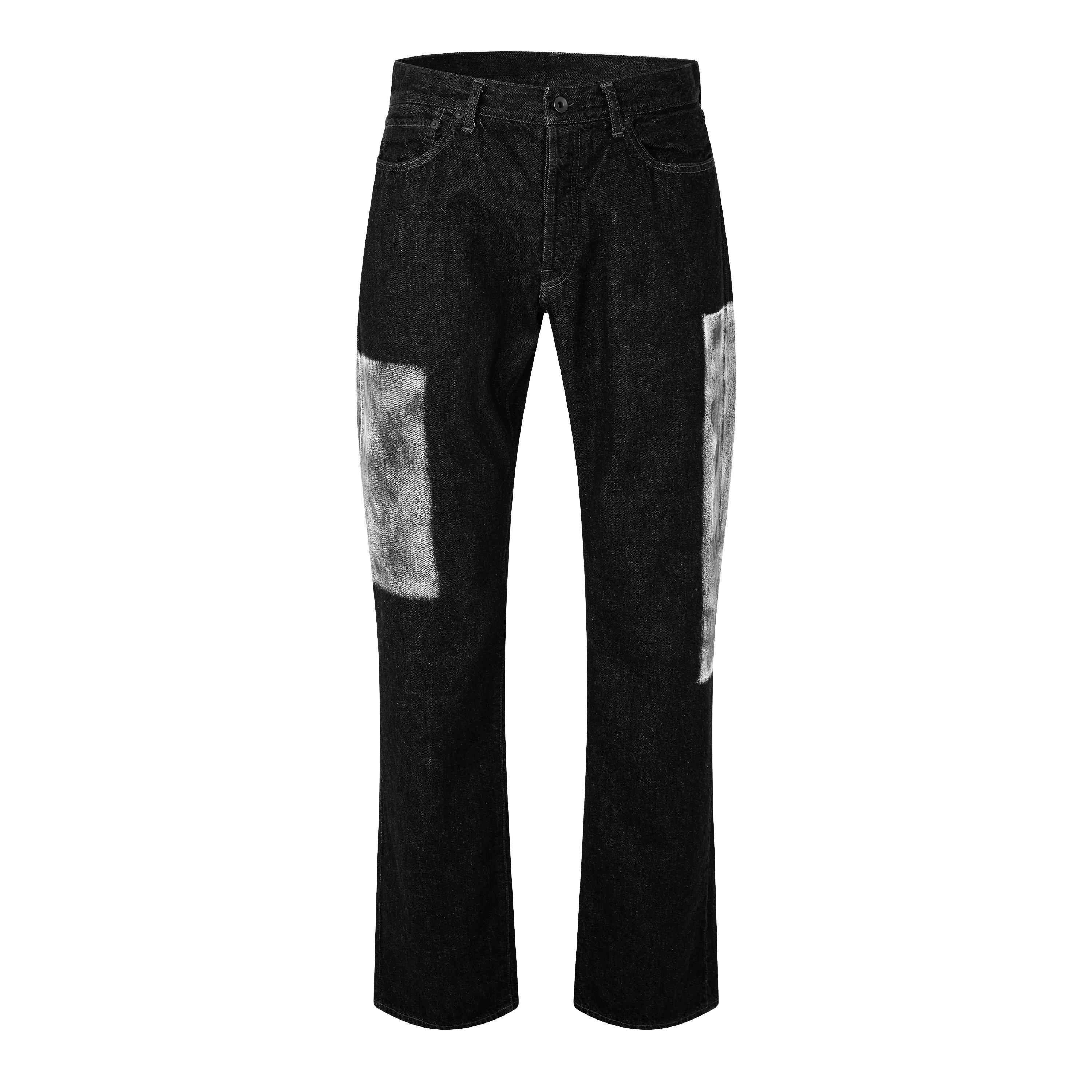 Black - Yohji Yamamoto - Patchwork Denim Jeans - 5