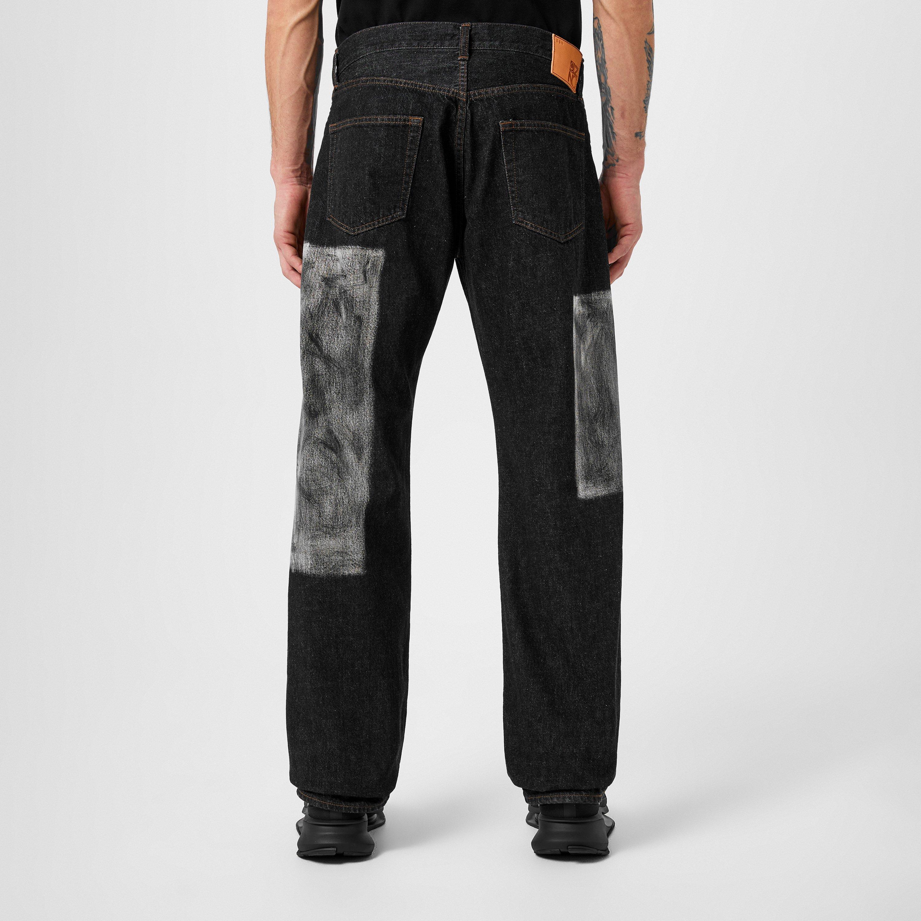 Black - Yohji Yamamoto - Patchwork Denim Jeans - 3
