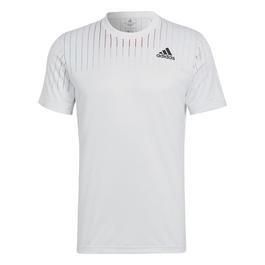 adidas Melbourne Tennis Freelift Printed T-Shirt Mens Gym Top