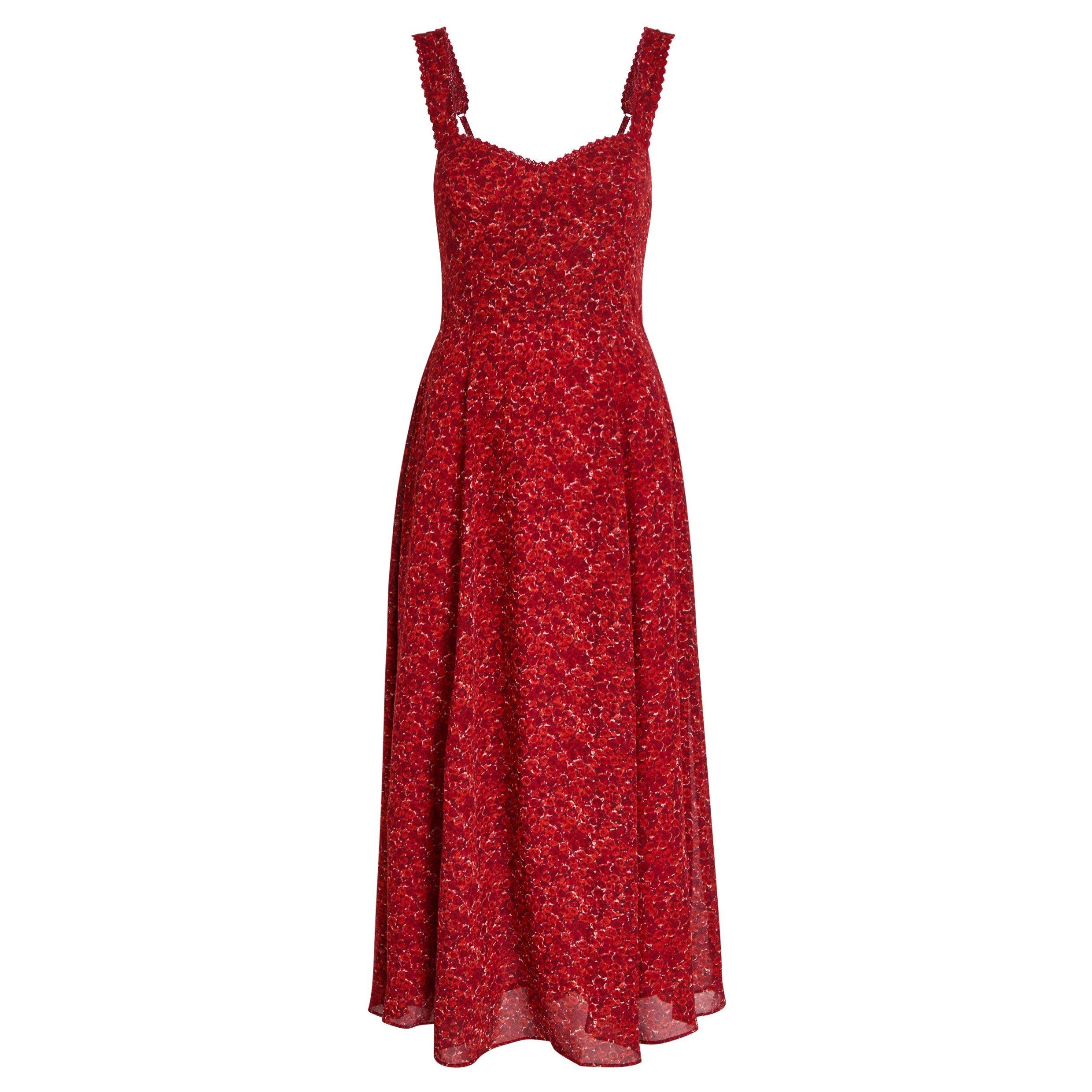 RED AND OTHER - Reformation - LD Lela Dress
