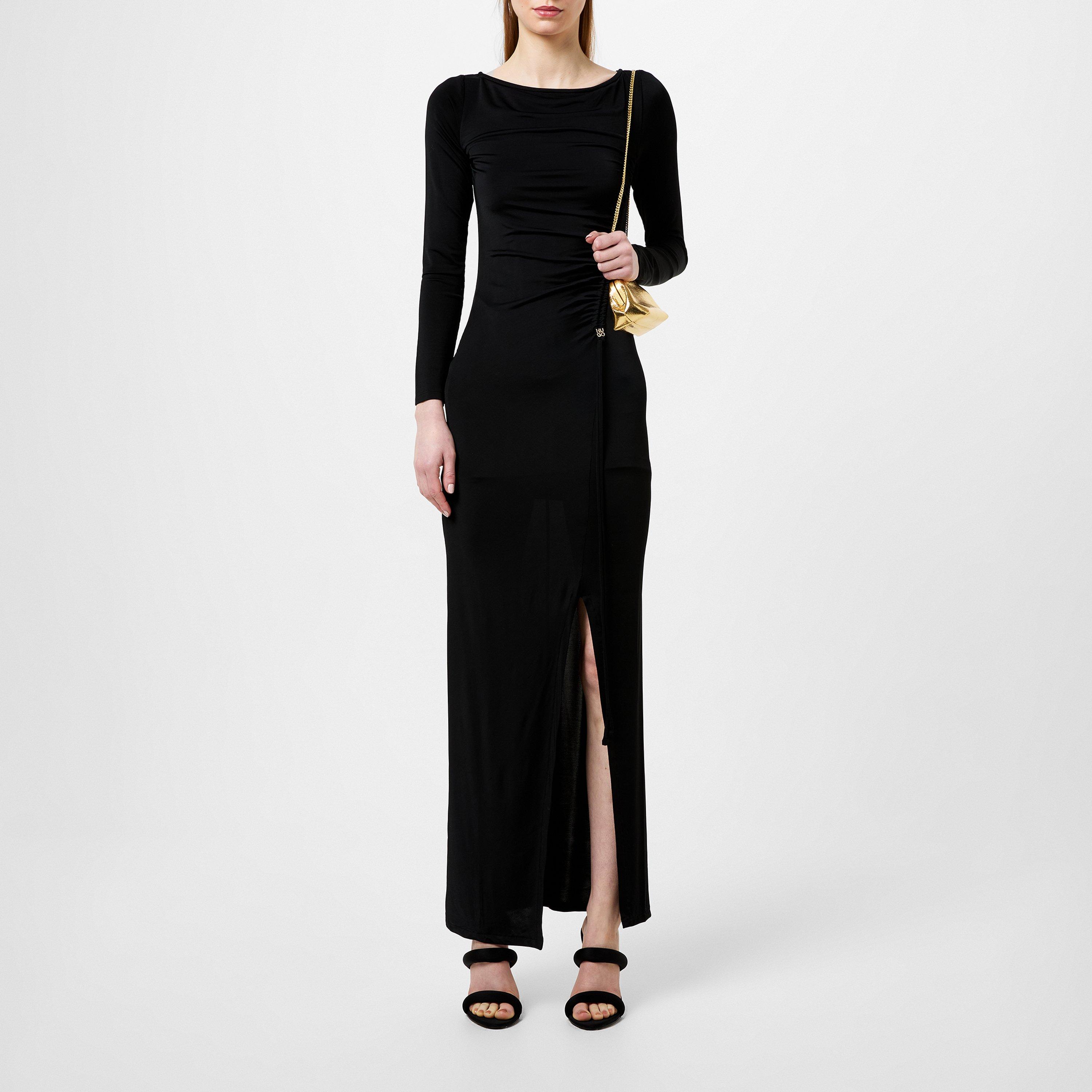 Black - Hugo - Narianne Midi Dress - 3