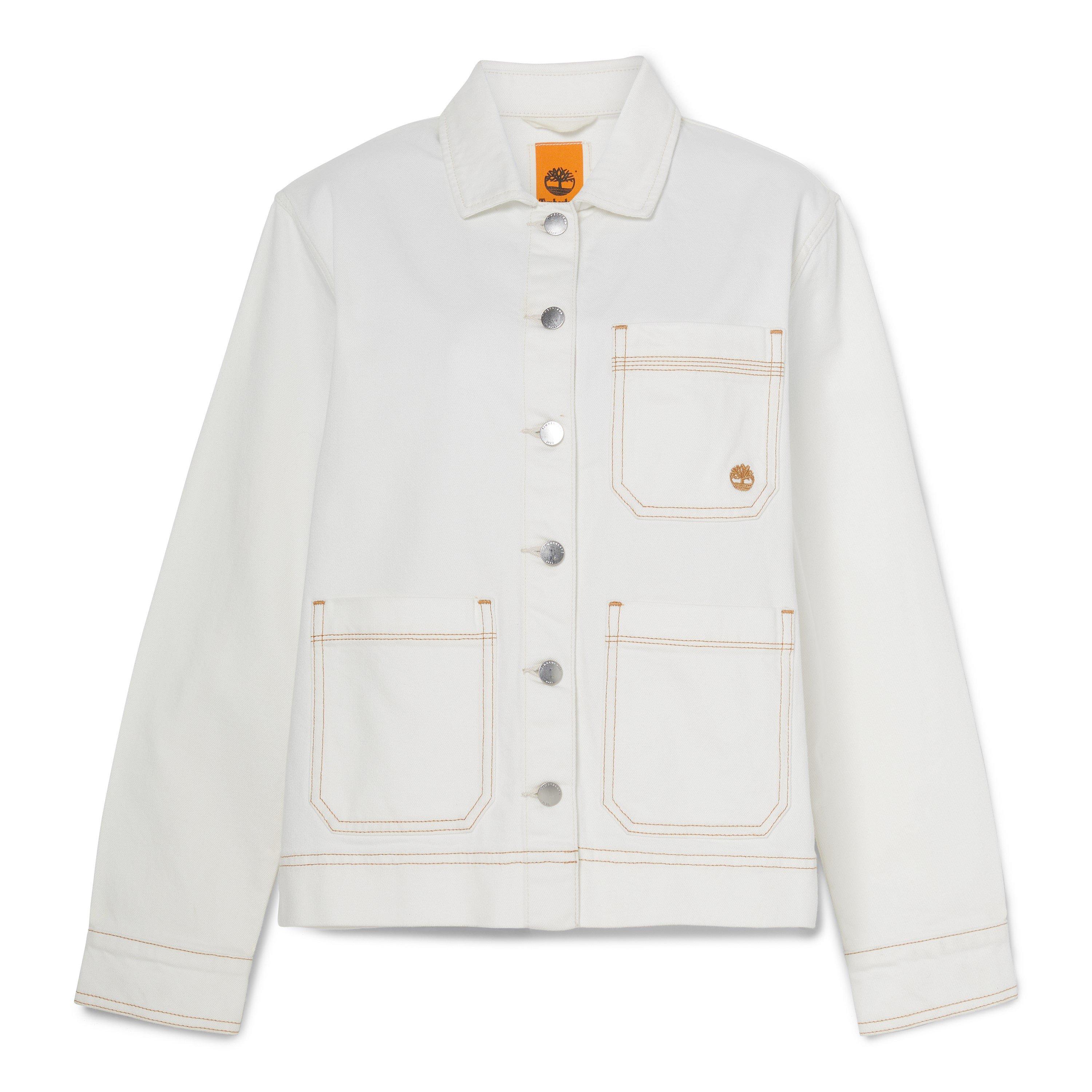 Vintage White - Timberland - Women's Kempshire Chore Vintage White Field Jacket - 1