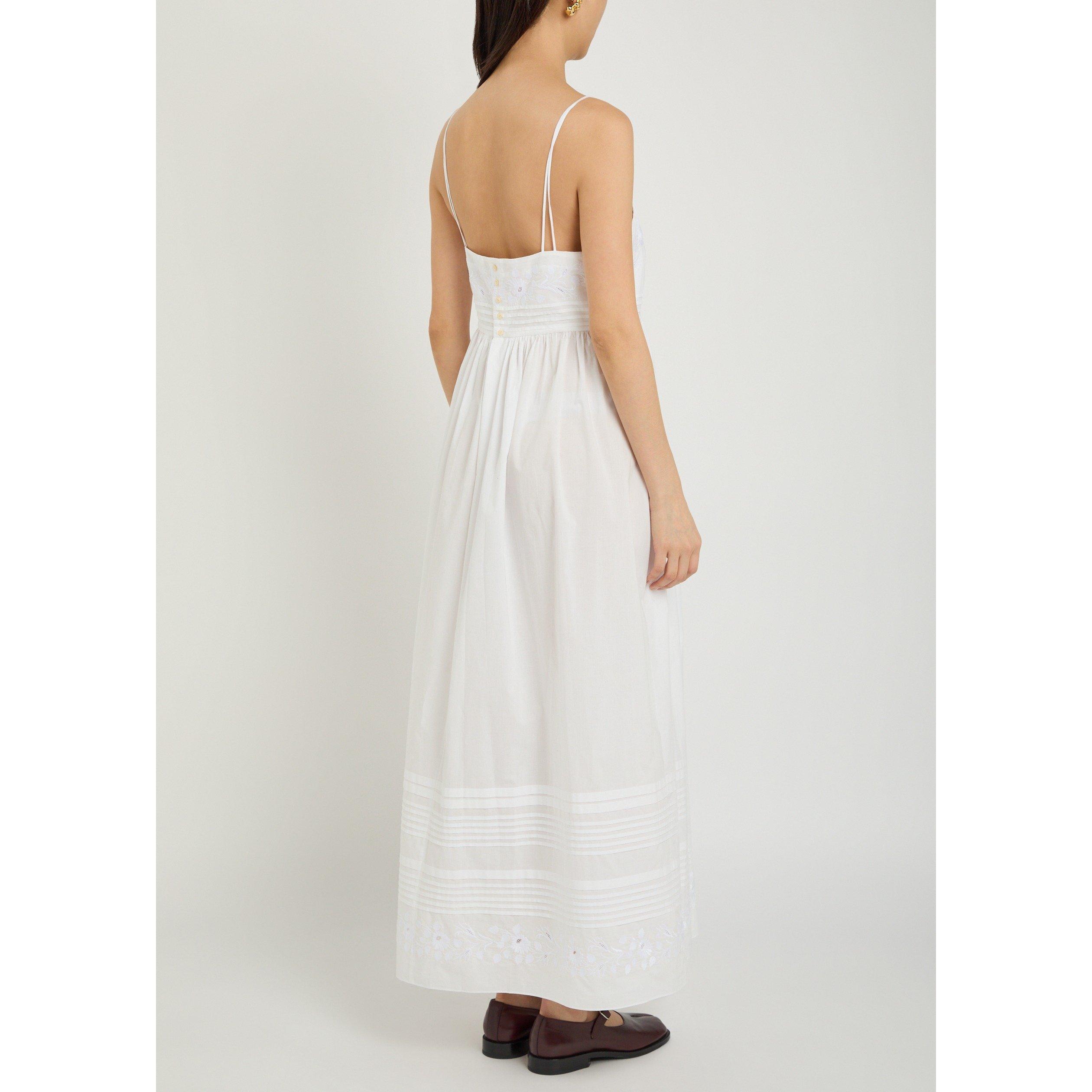 WHITE - Bode - CHAMOMILE DRESS - 3