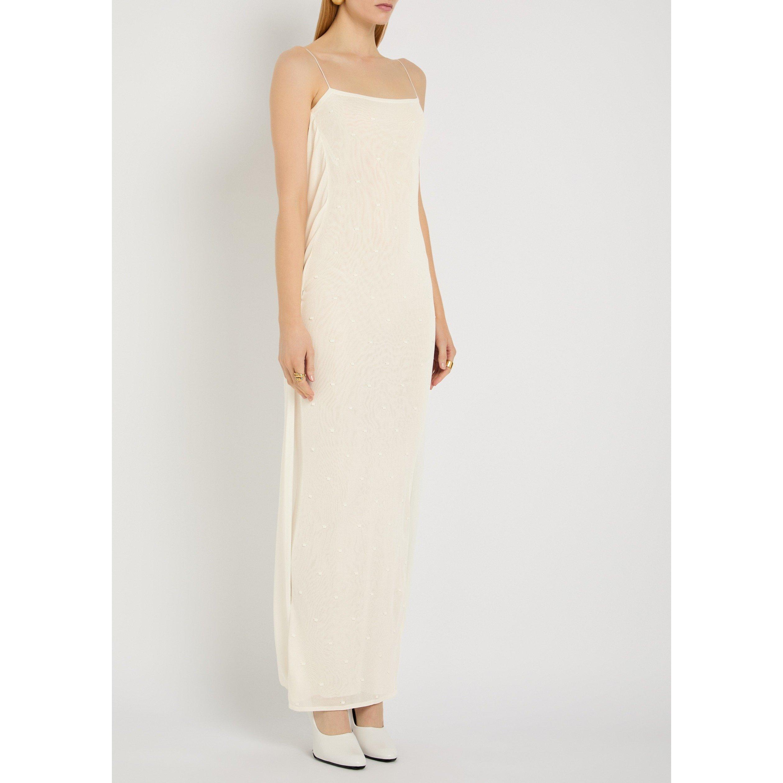 OFF WHITE - Jacquemus - LA ROBE MAILLE PLUMETIS - 2
