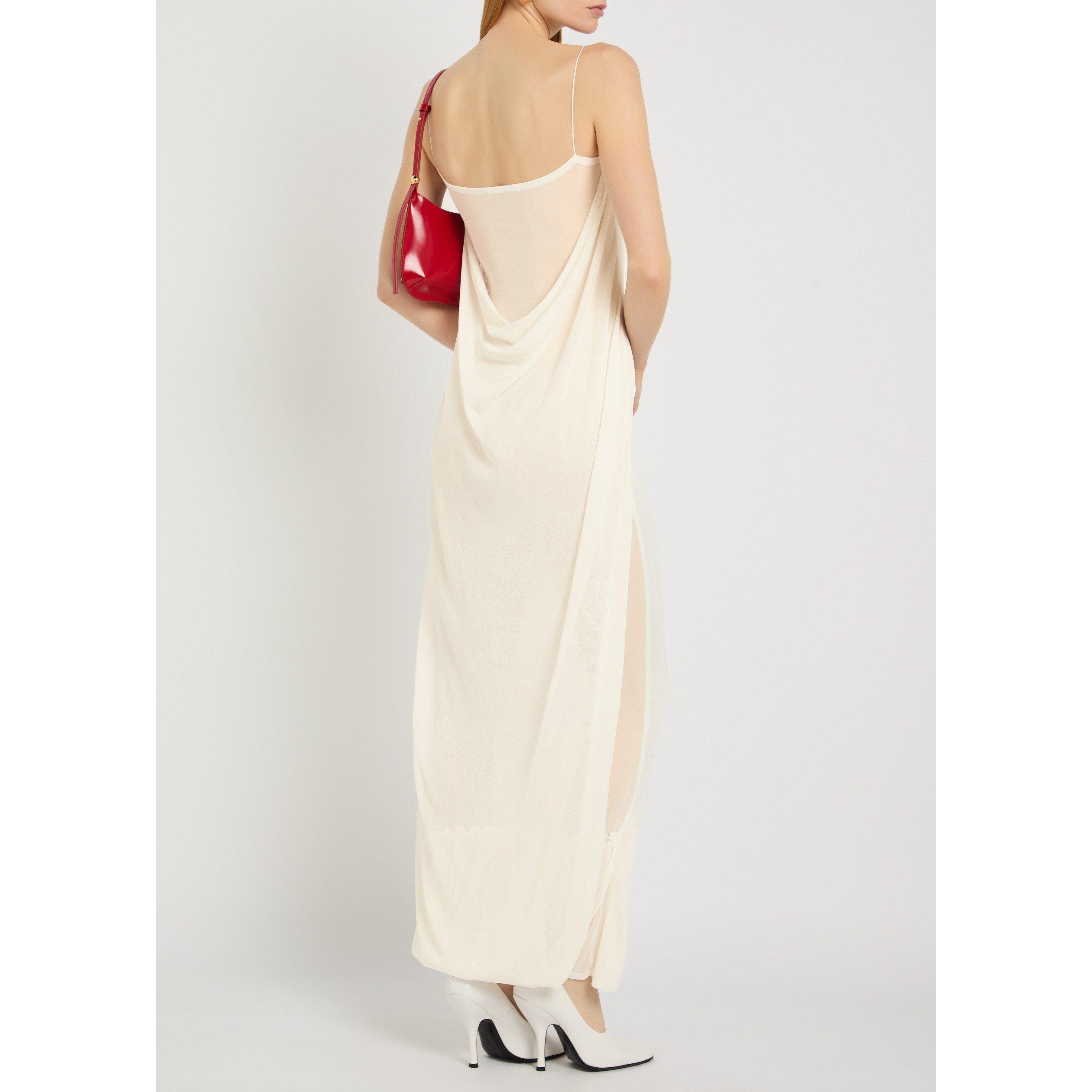 OFF WHITE - Jacquemus - LA ROBE MAILLE PLUMETIS - 5