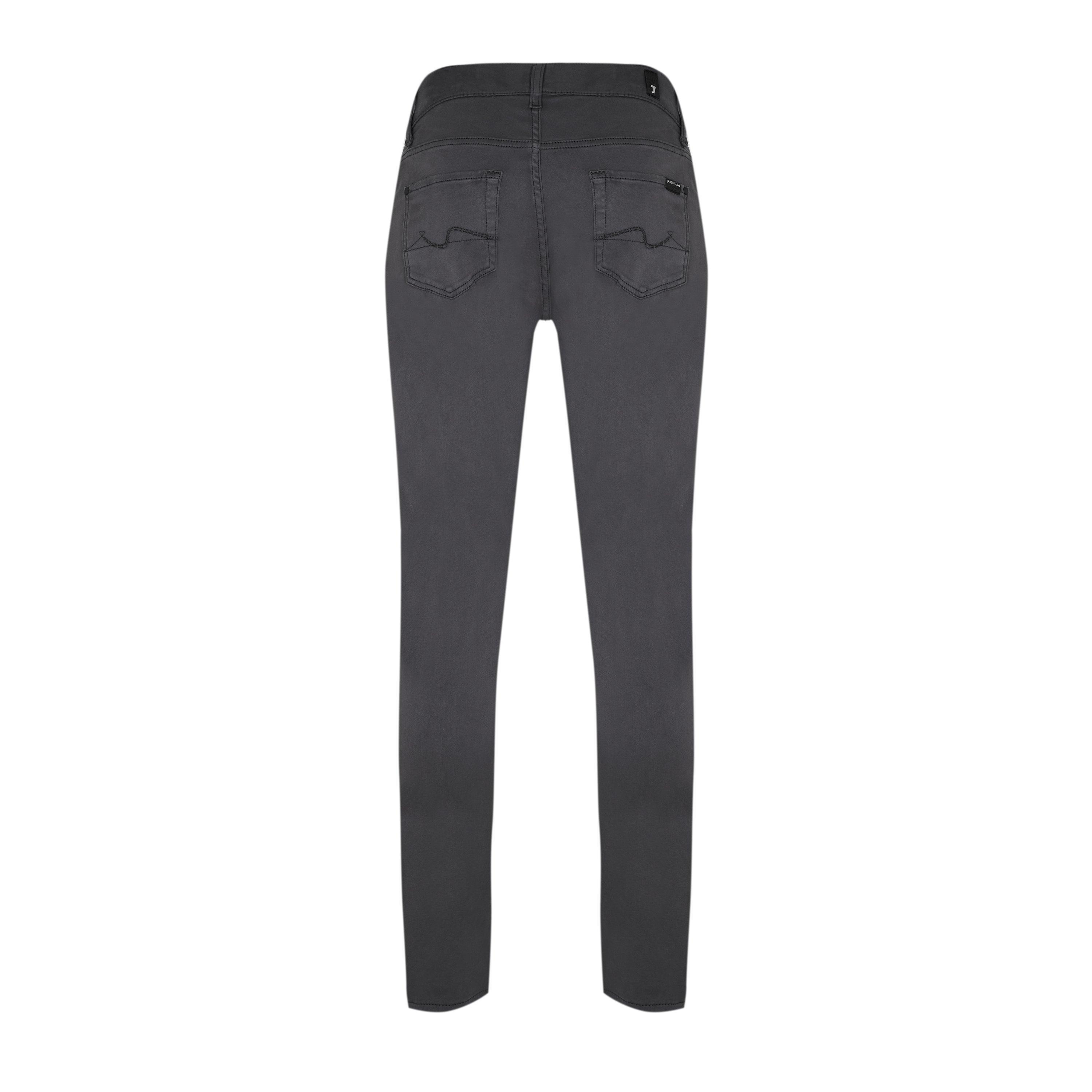 Grey - 7 For All Mankind - Men's Tapered Slim Fit Jeans - 2