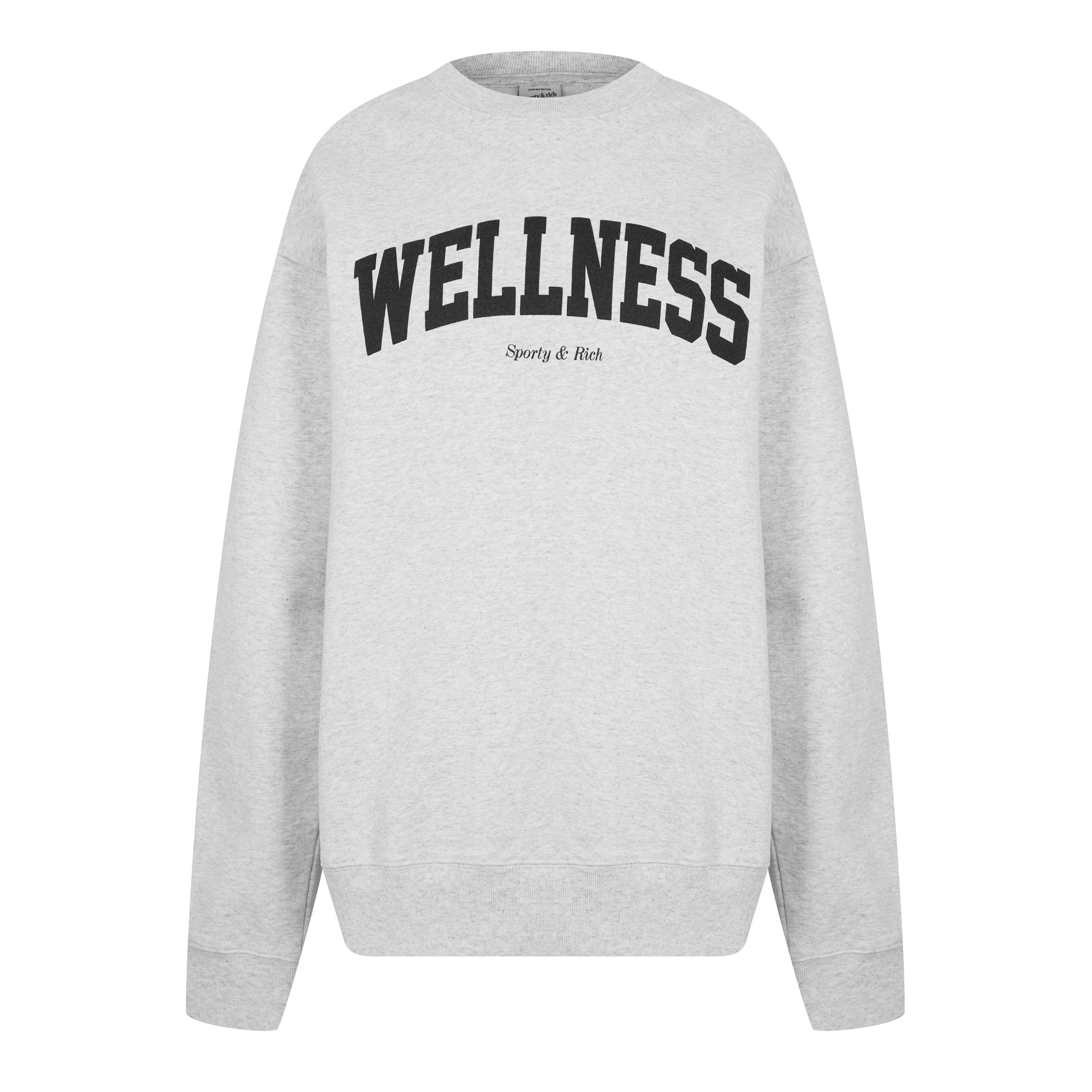 Grey/Black - Sporty and Rich - Wellness Sweatshirt - 5