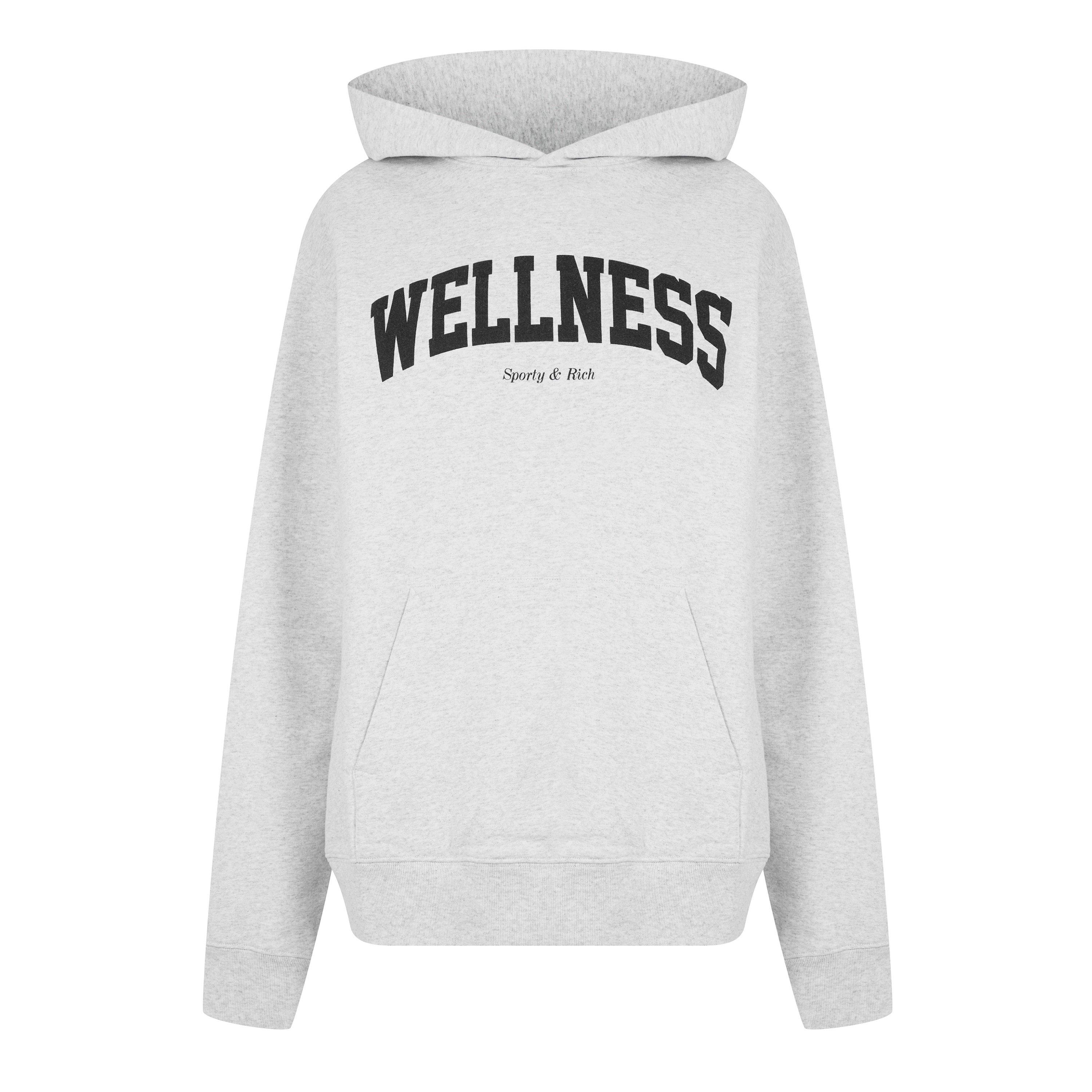 Grey/Black - Sporty and Rich - Wellness Hoodie - 5