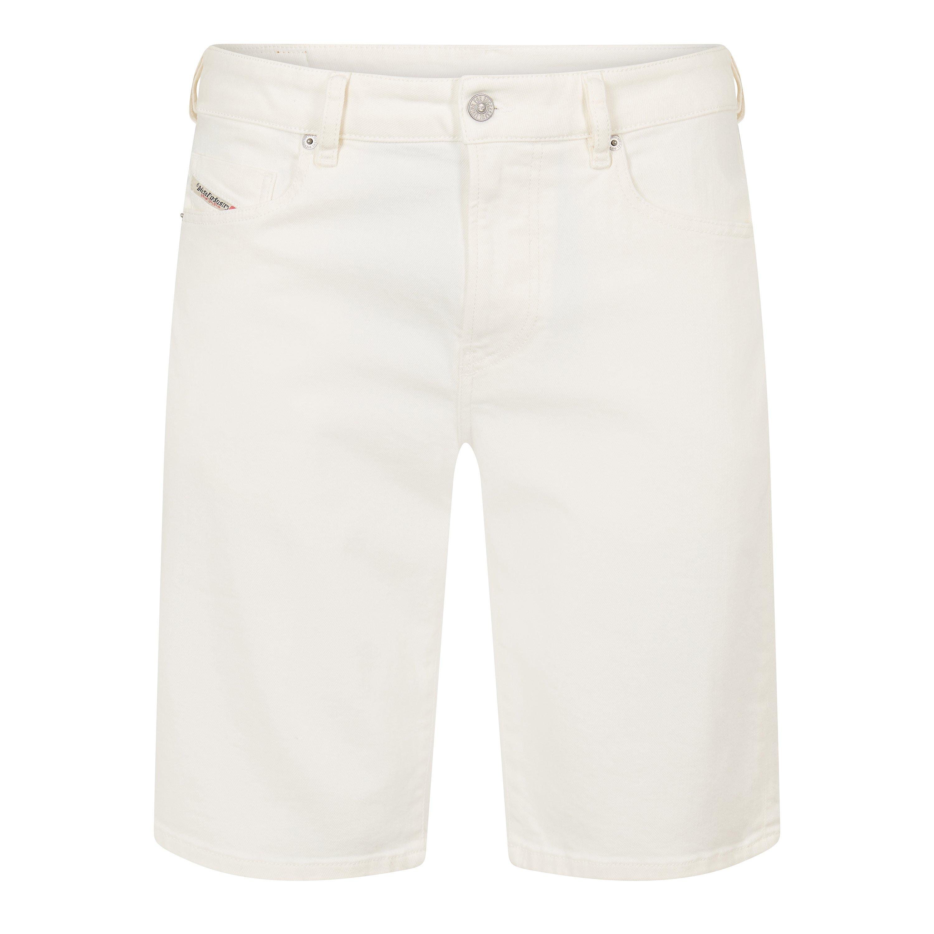 Diesel Men's D-Fin Slim Denim Shorts - White - 29W R