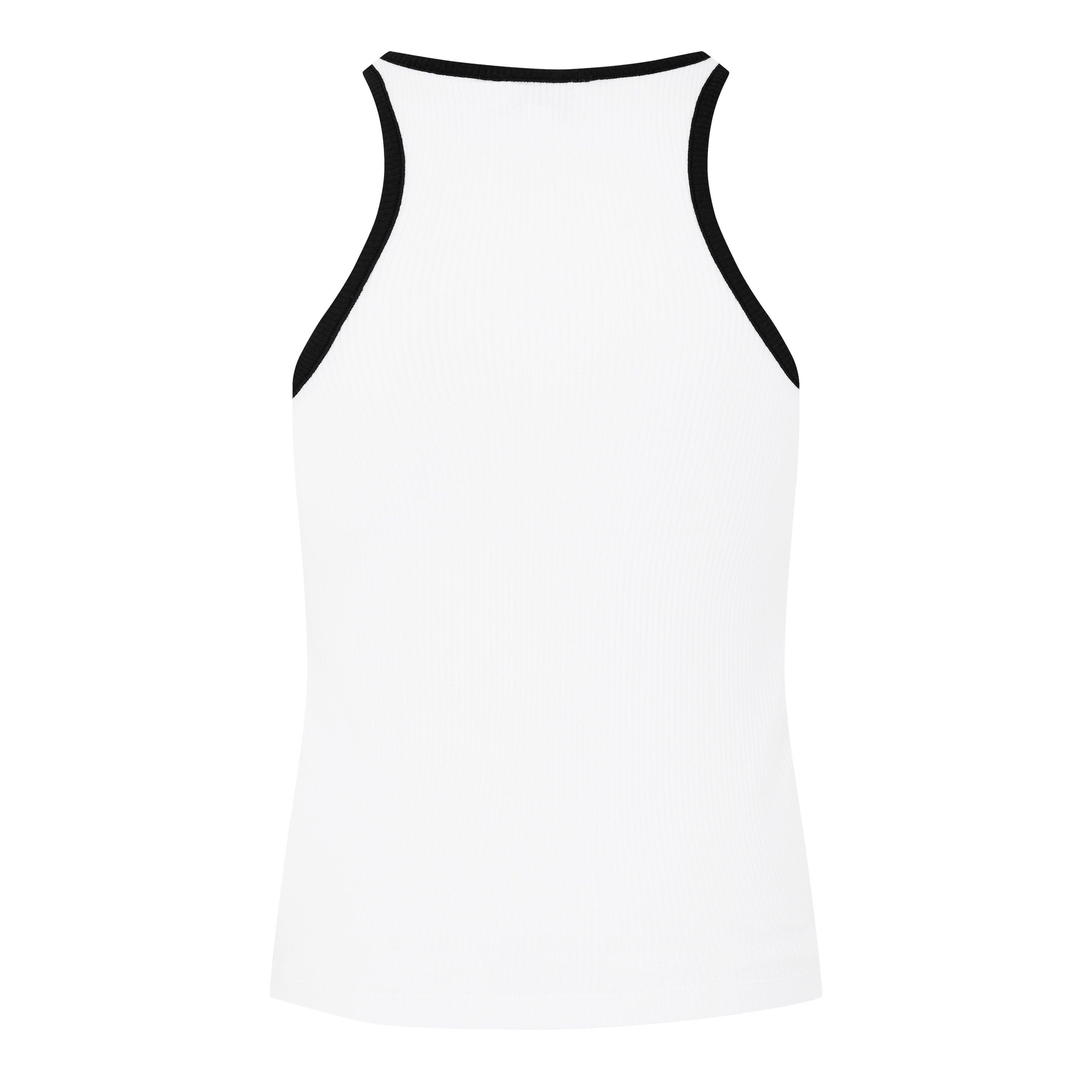 White - Sporty and Rich - Women's Ribbed Tank Vest - 6