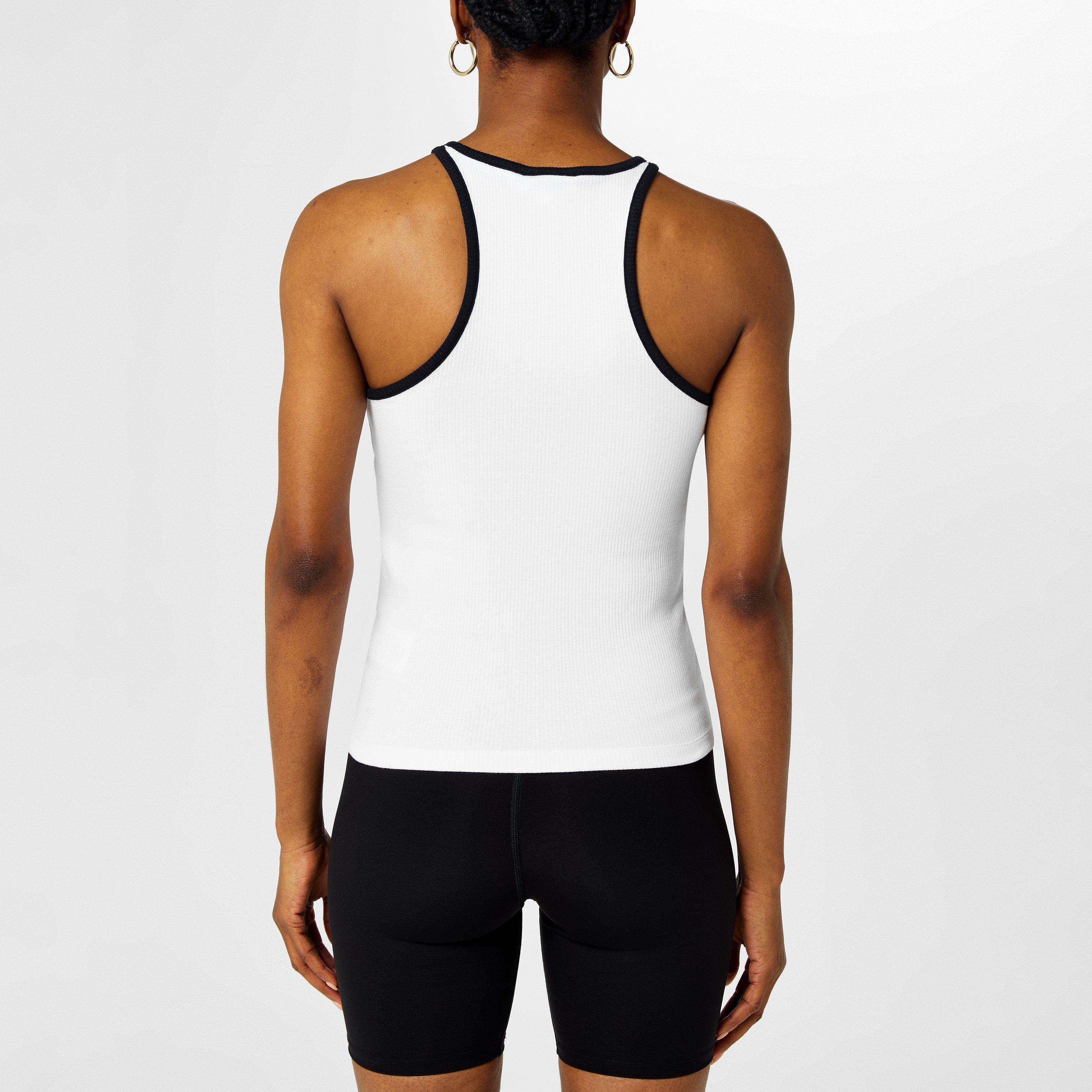 White - Sporty and Rich - Women's Ribbed Tank Vest - 3