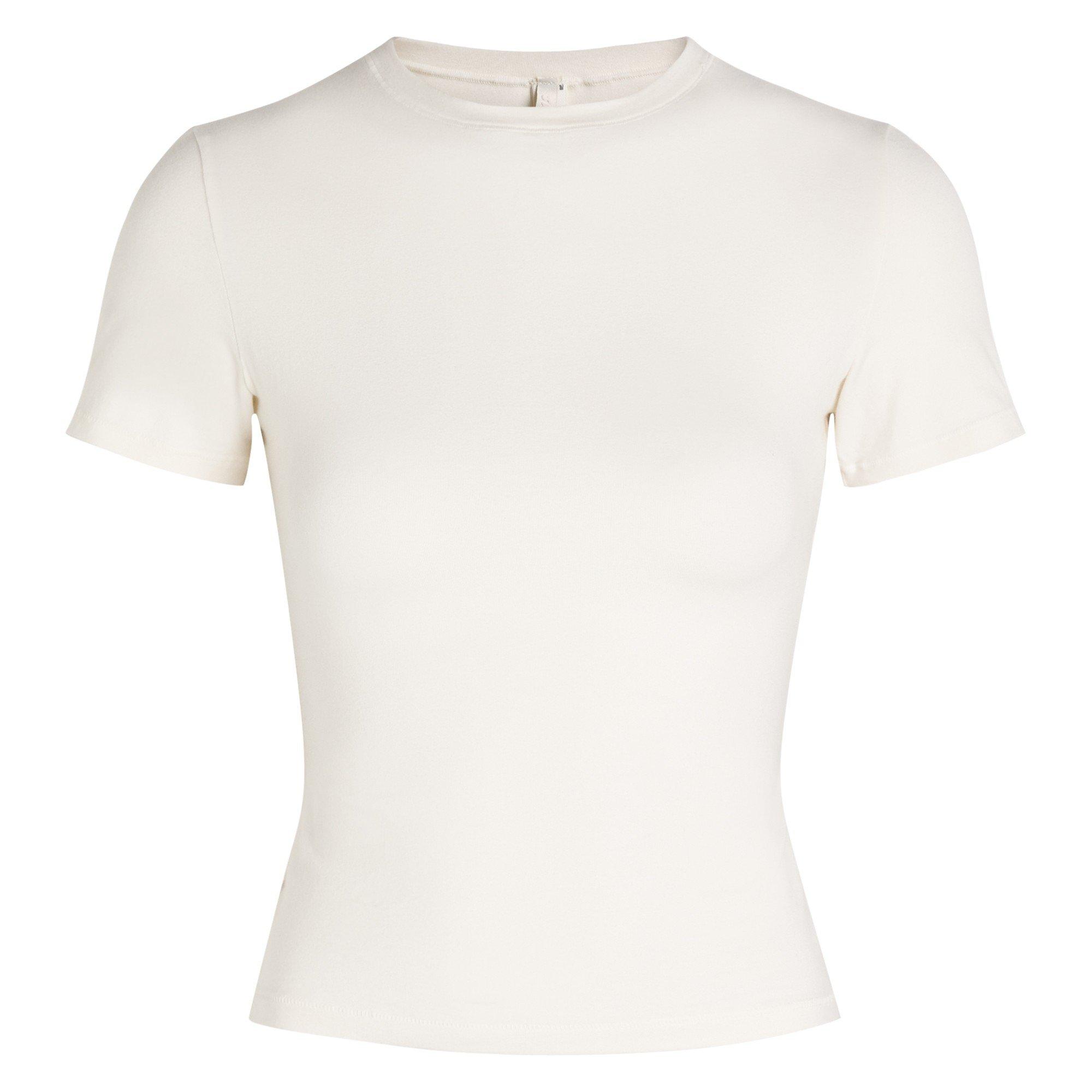 SKIMS T COTTON JERSEY T-SHIRT