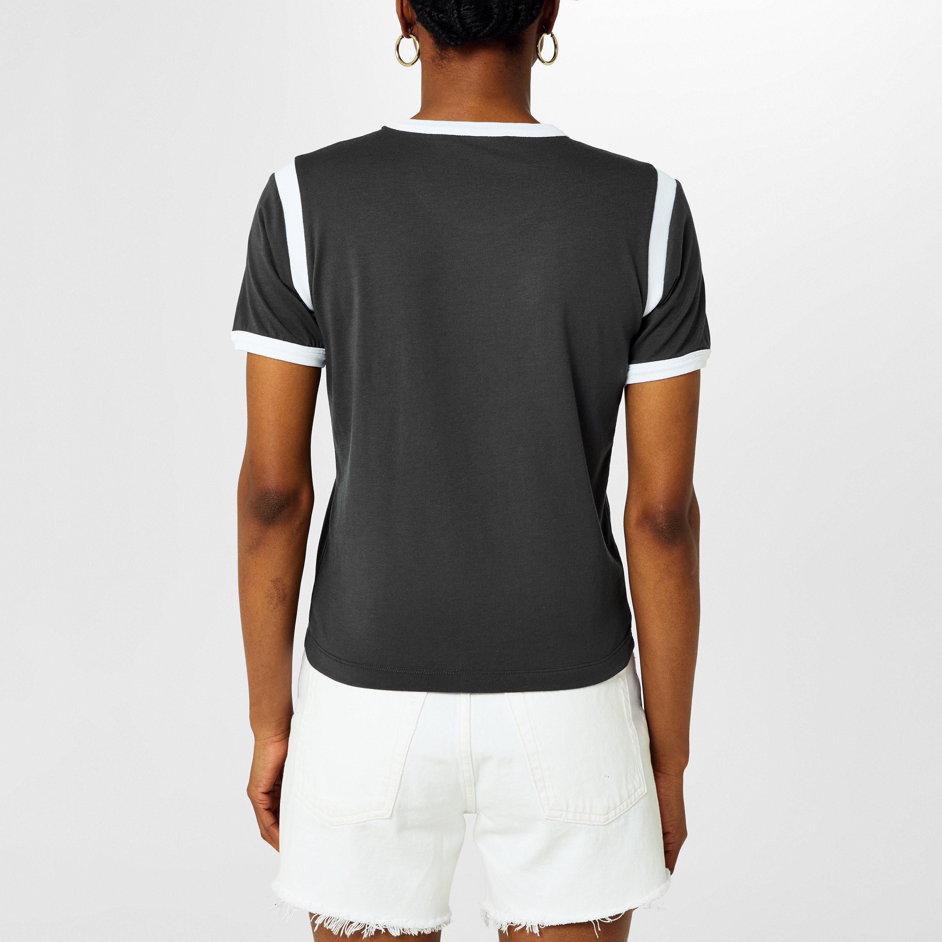 Faded Black - Sporty and Rich - Women's Cali Sport Regular Fit T-Shirt - 3