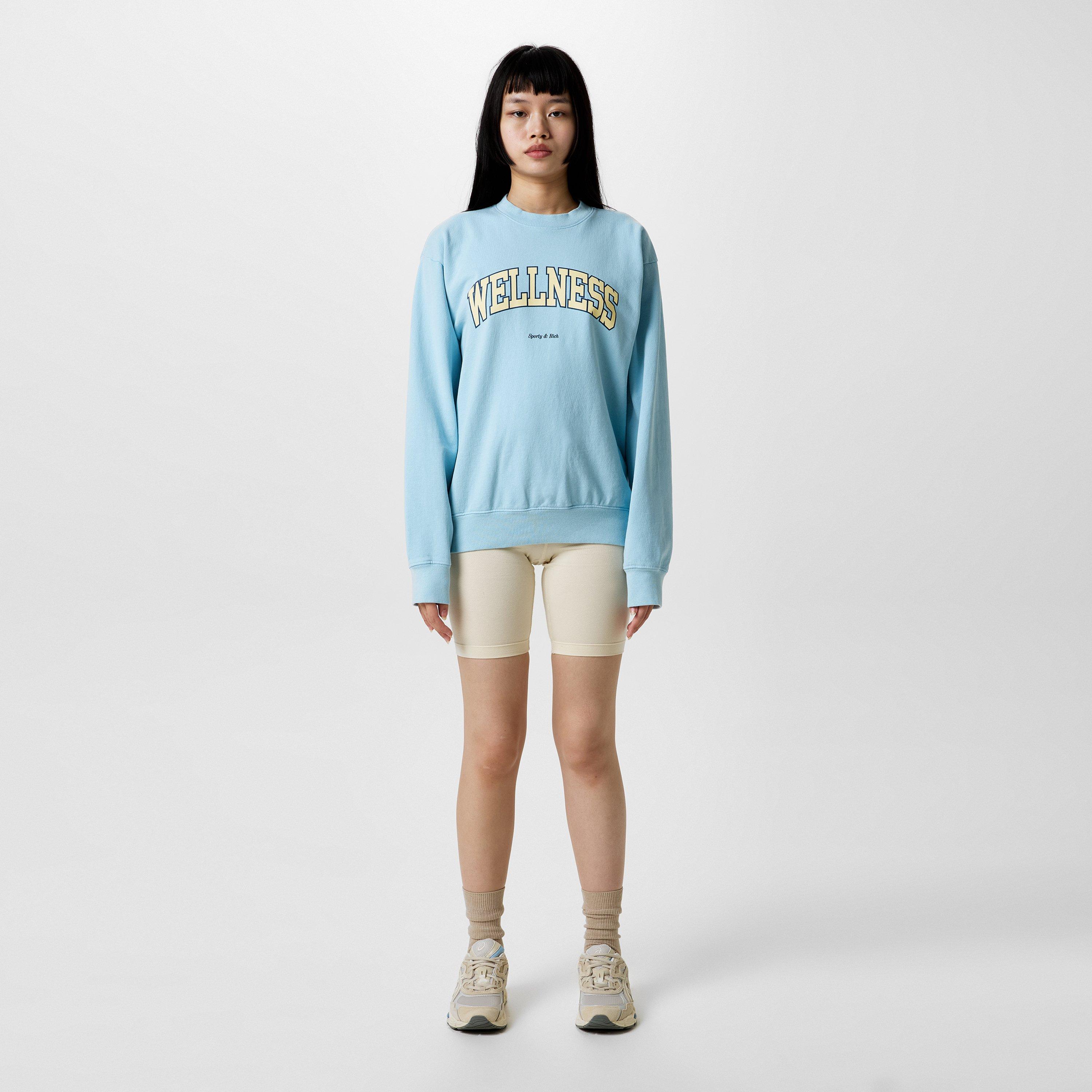 China Blue - Sporty and Rich - Wellness Ivy Sweater - 4