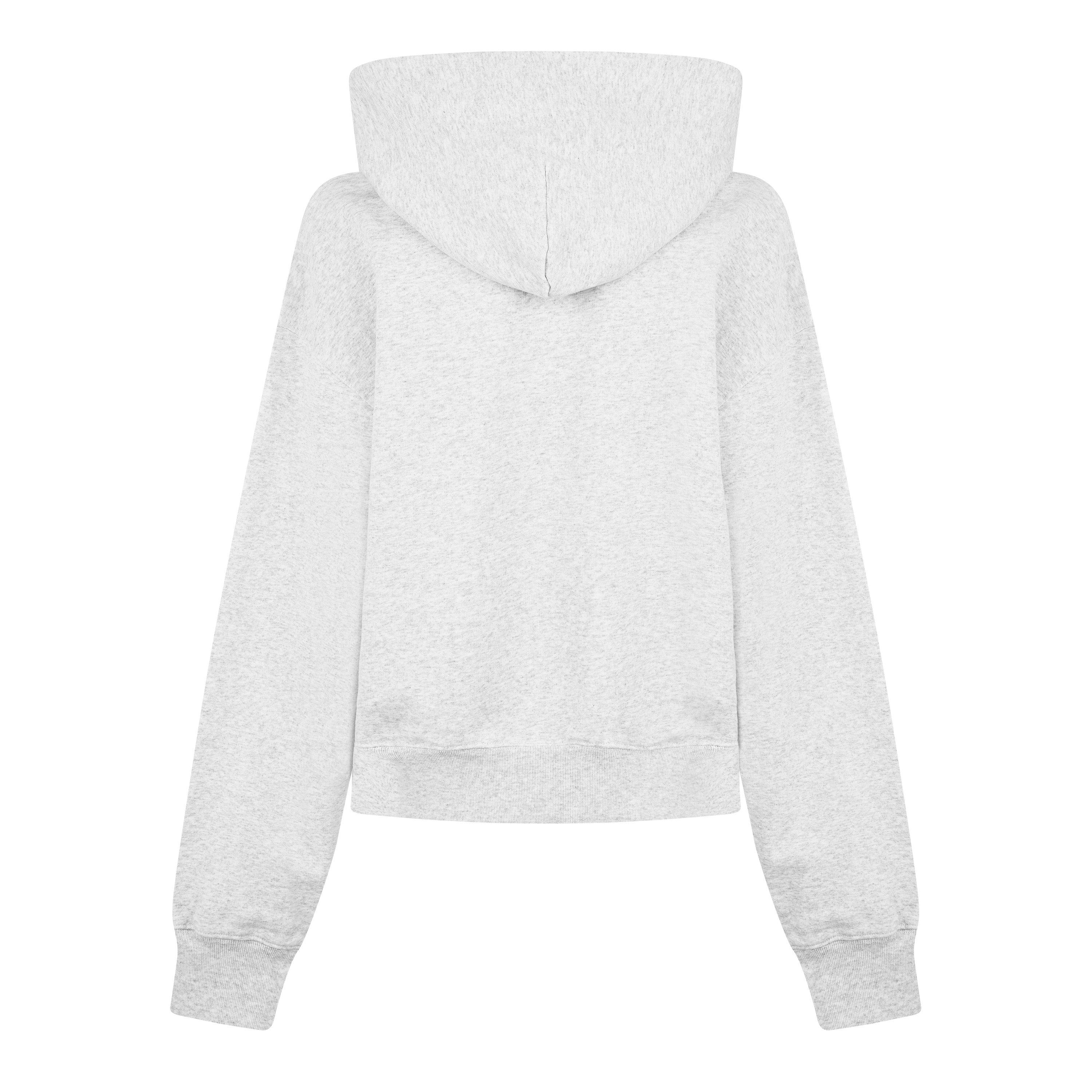 Heather Gray - Sporty and Rich - Zip Hoodie - 6