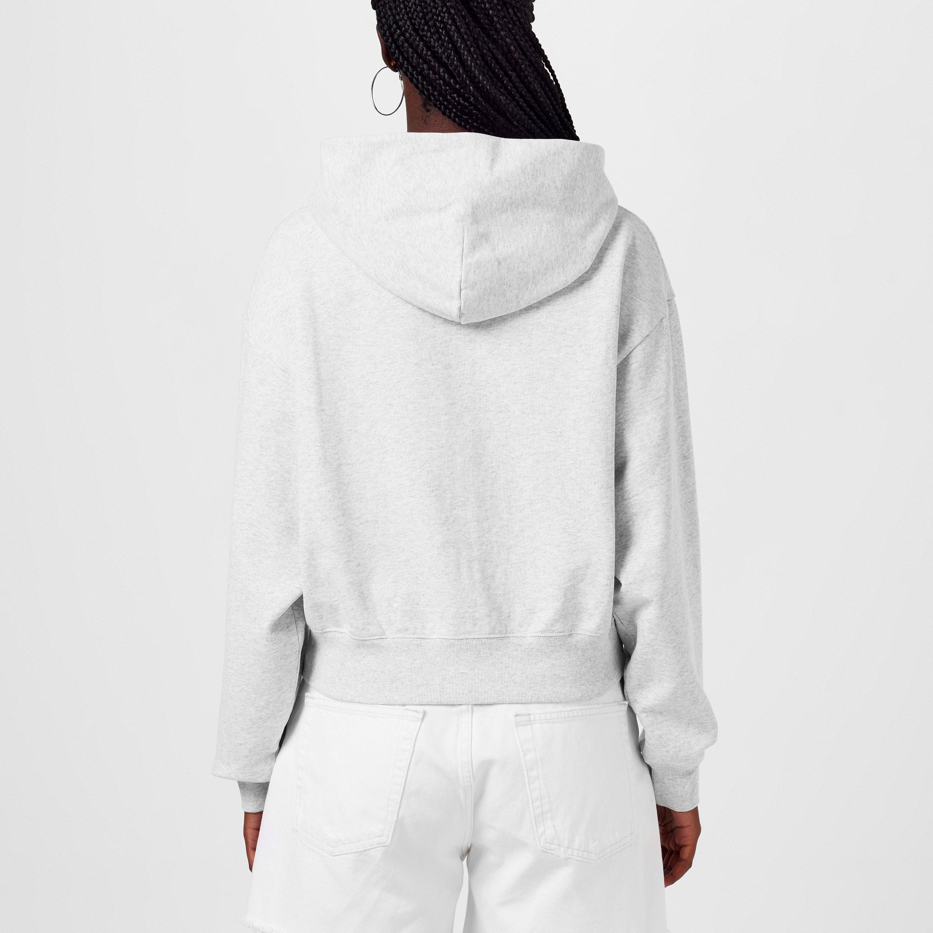 Heather Gray - Sporty and Rich - Zip Hoodie - 3