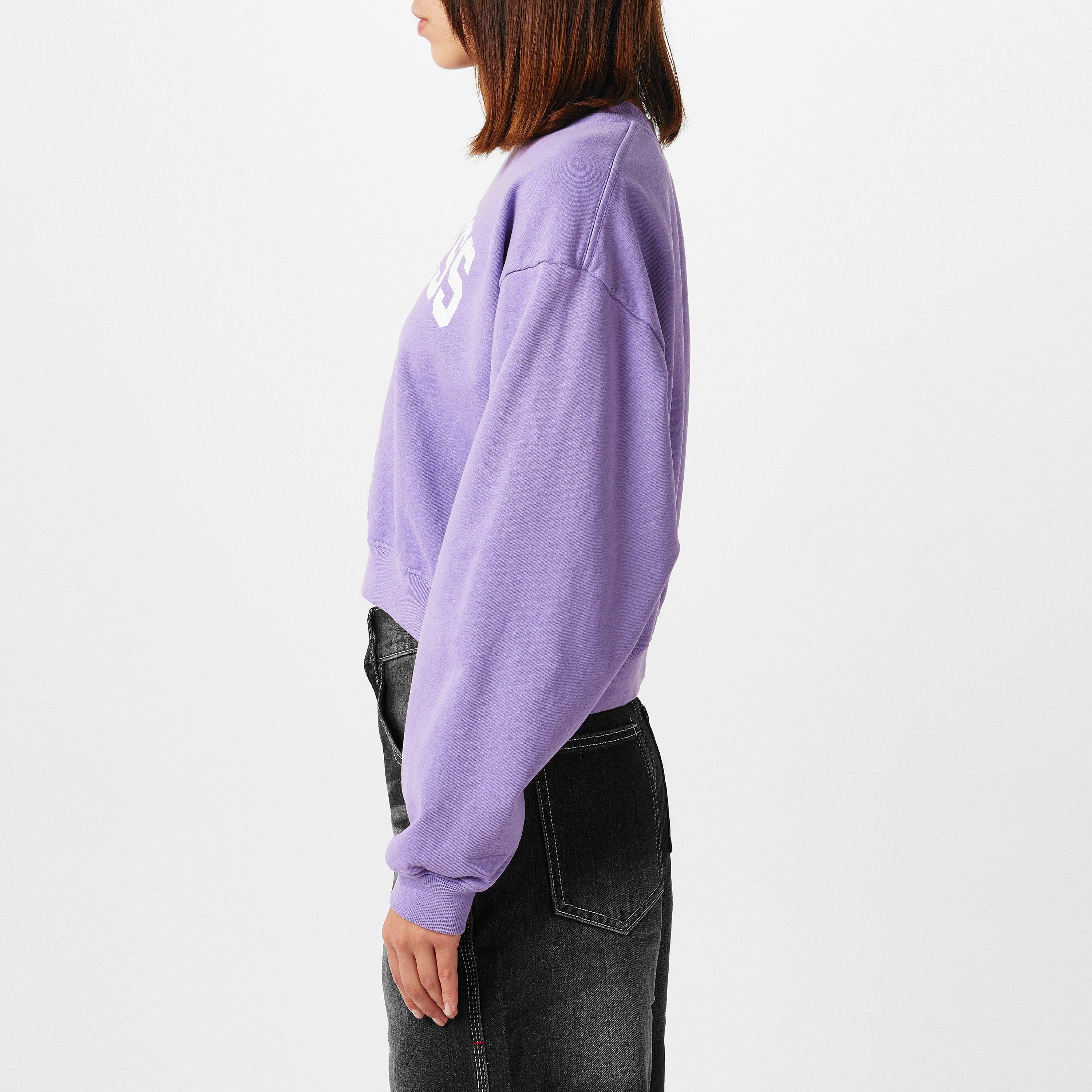 Violet - Sporty and Rich - Wellness Cropped Crewneck Sweatshirt - 2