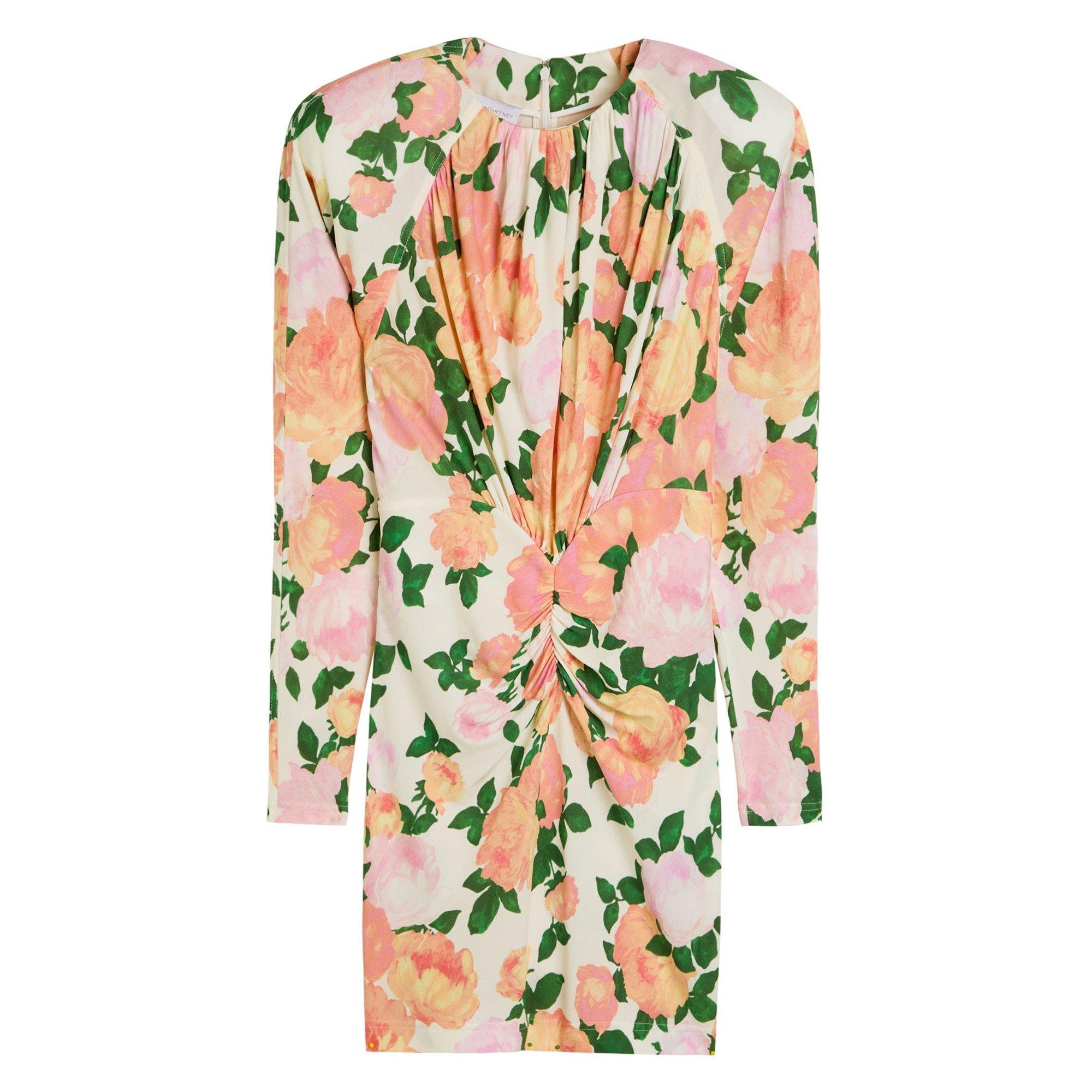 MULTICOLOURED 1 - Stella McCartney - CREPE JERSEY MINI DRESS - 1