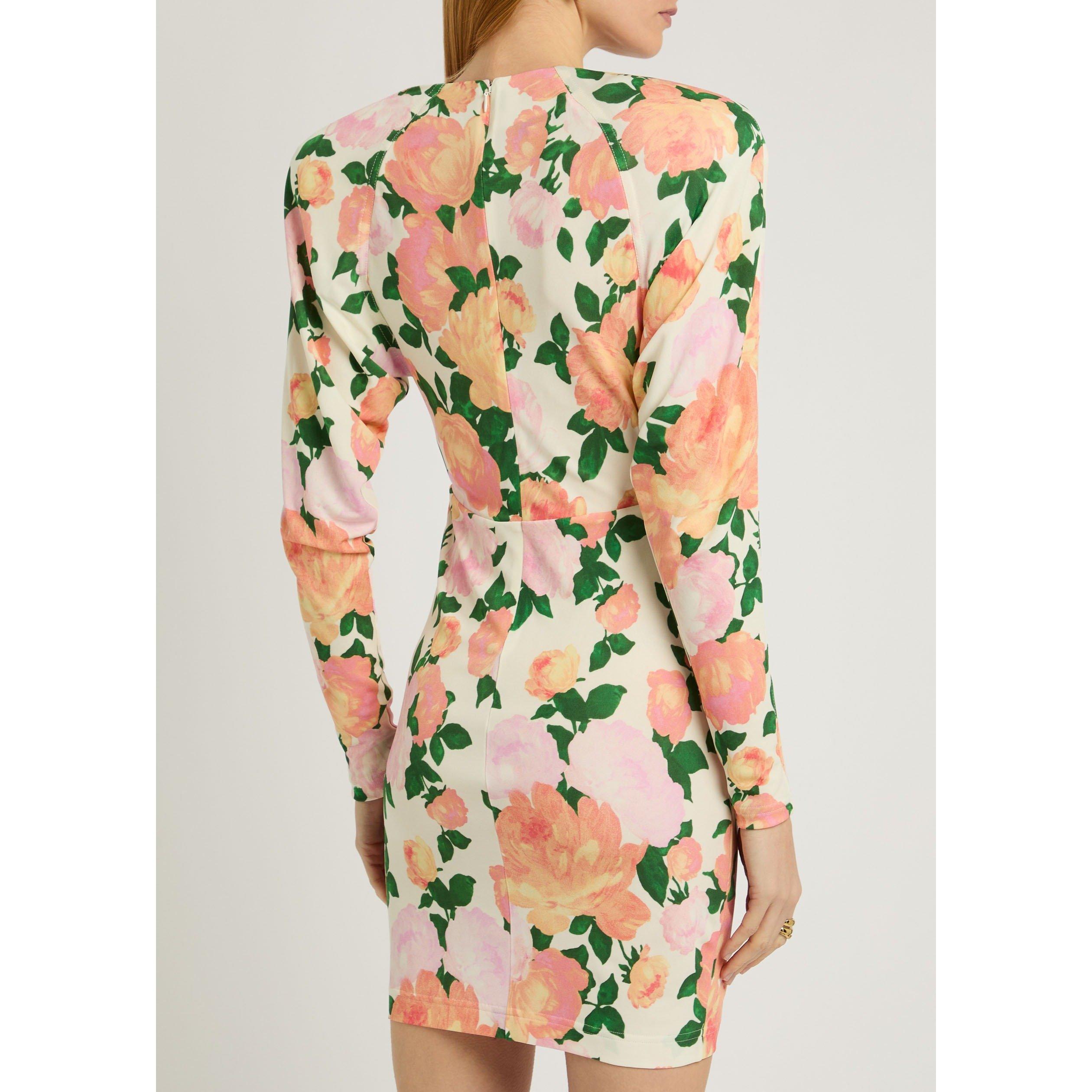 MULTICOLOURED 1 - Stella McCartney - CREPE JERSEY MINI DRESS - 3