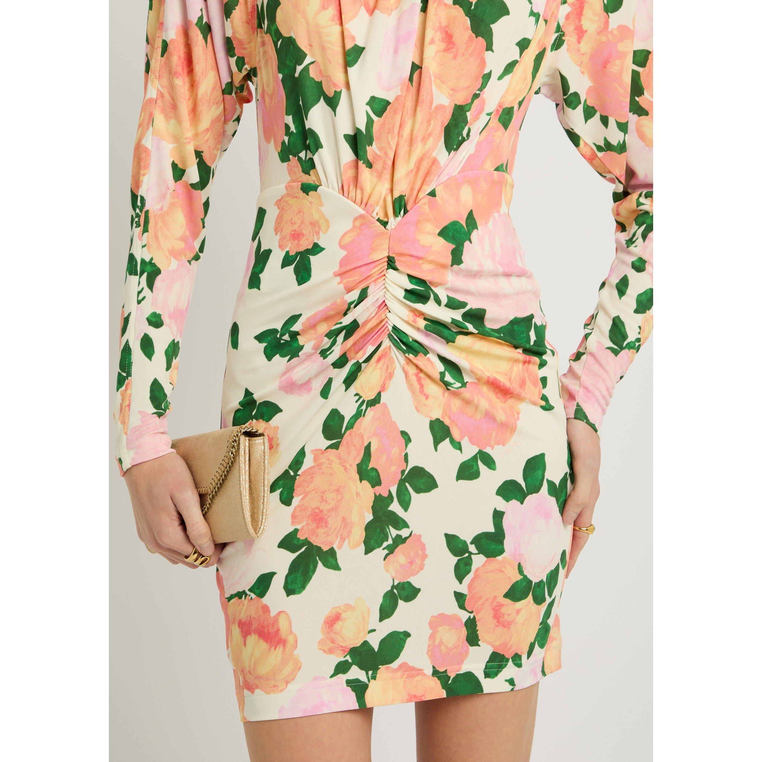 MULTICOLOURED 1 - Stella McCartney - CREPE JERSEY MINI DRESS - 4