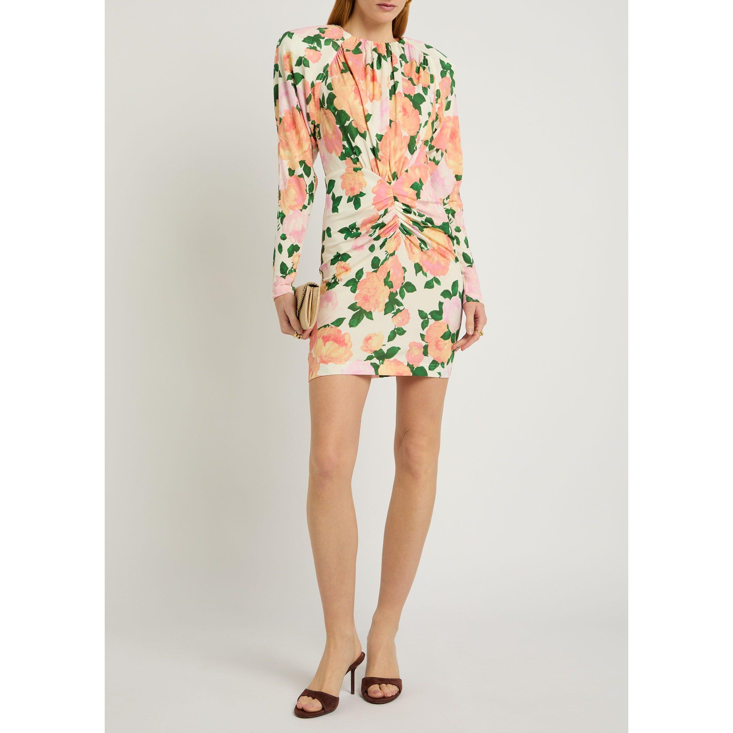 MULTICOLOURED 1 - Stella McCartney - CREPE JERSEY MINI DRESS - 5