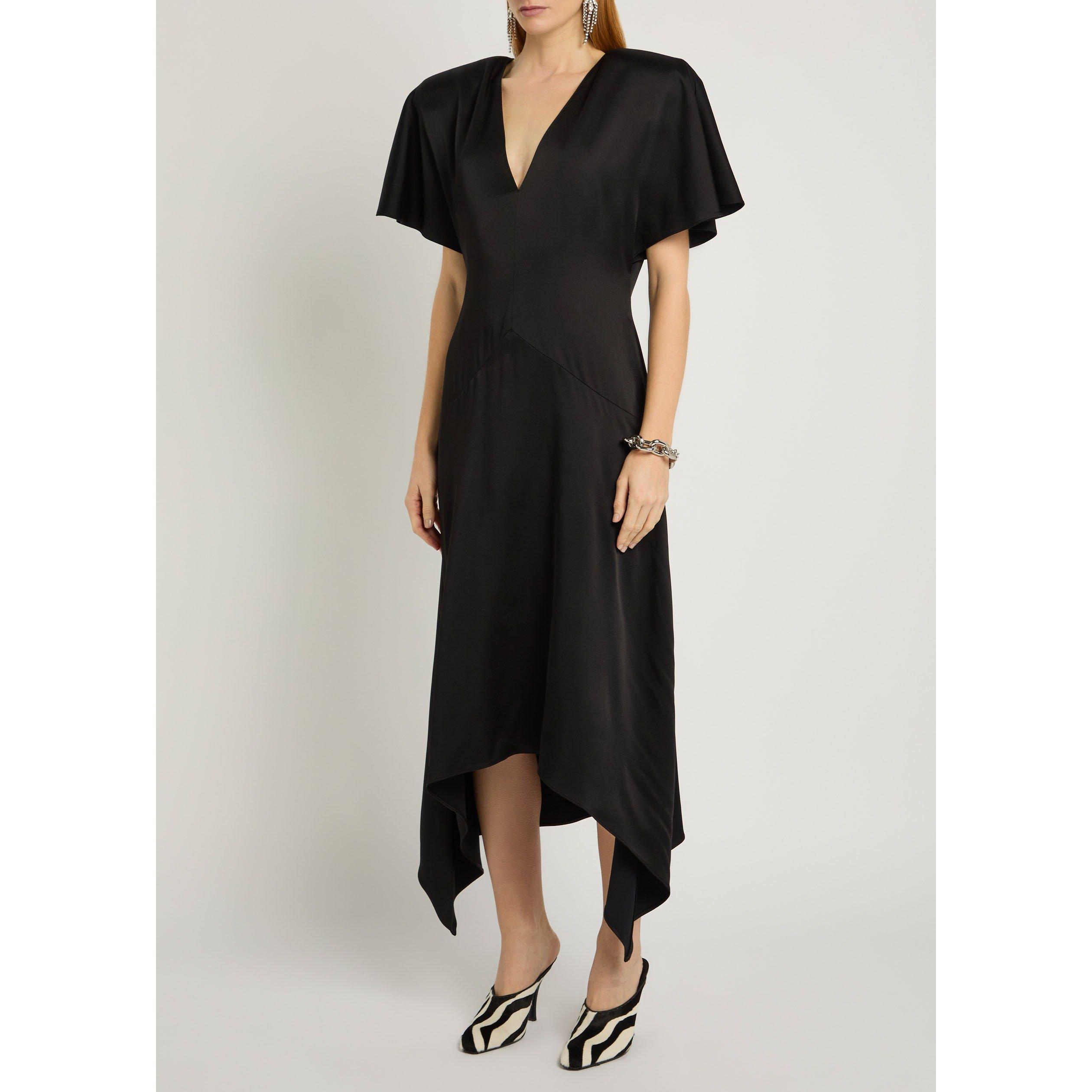 BLACK - Stella McCartney - ENVERS VNECK DRESS - 2
