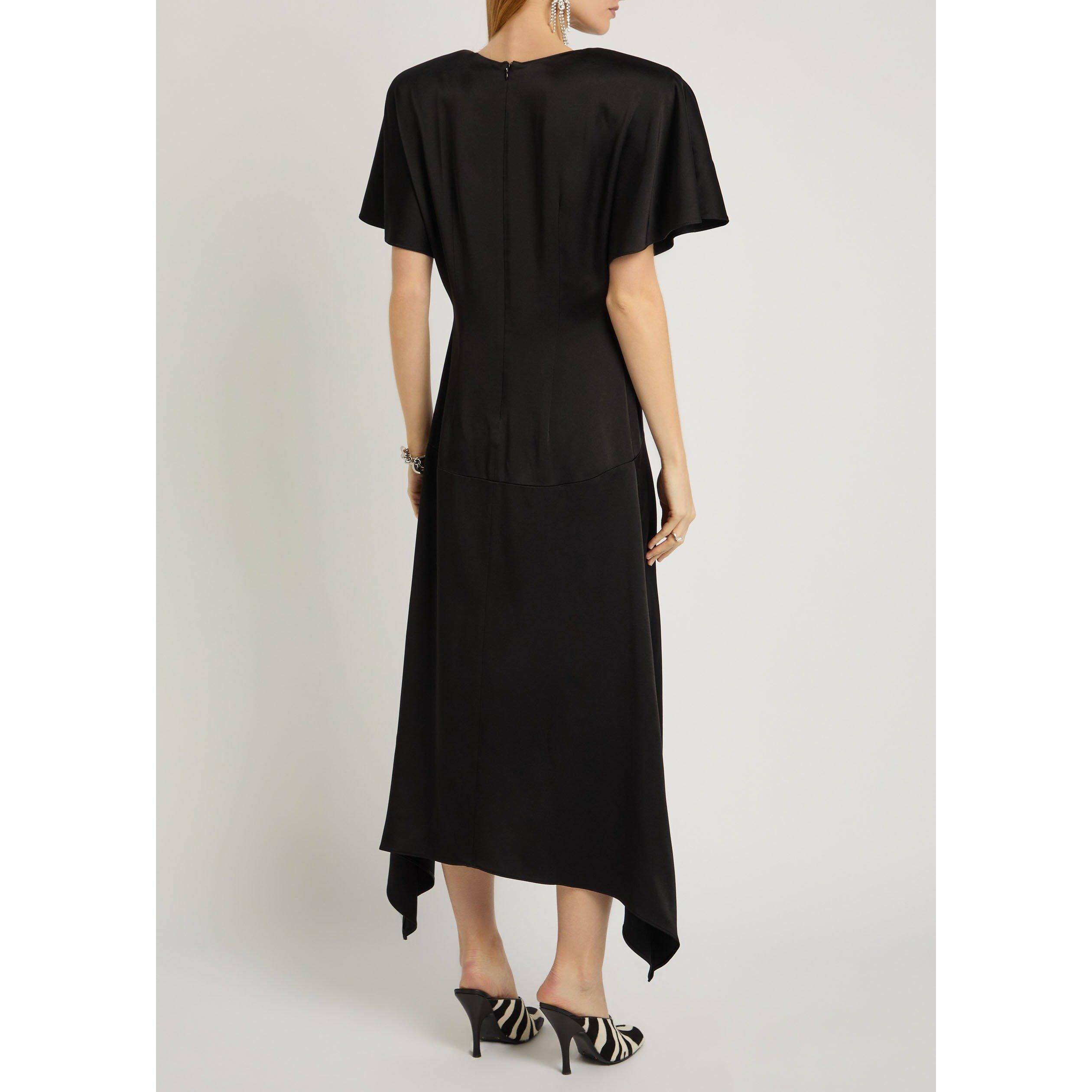 BLACK - Stella McCartney - ENVERS VNECK DRESS - 3