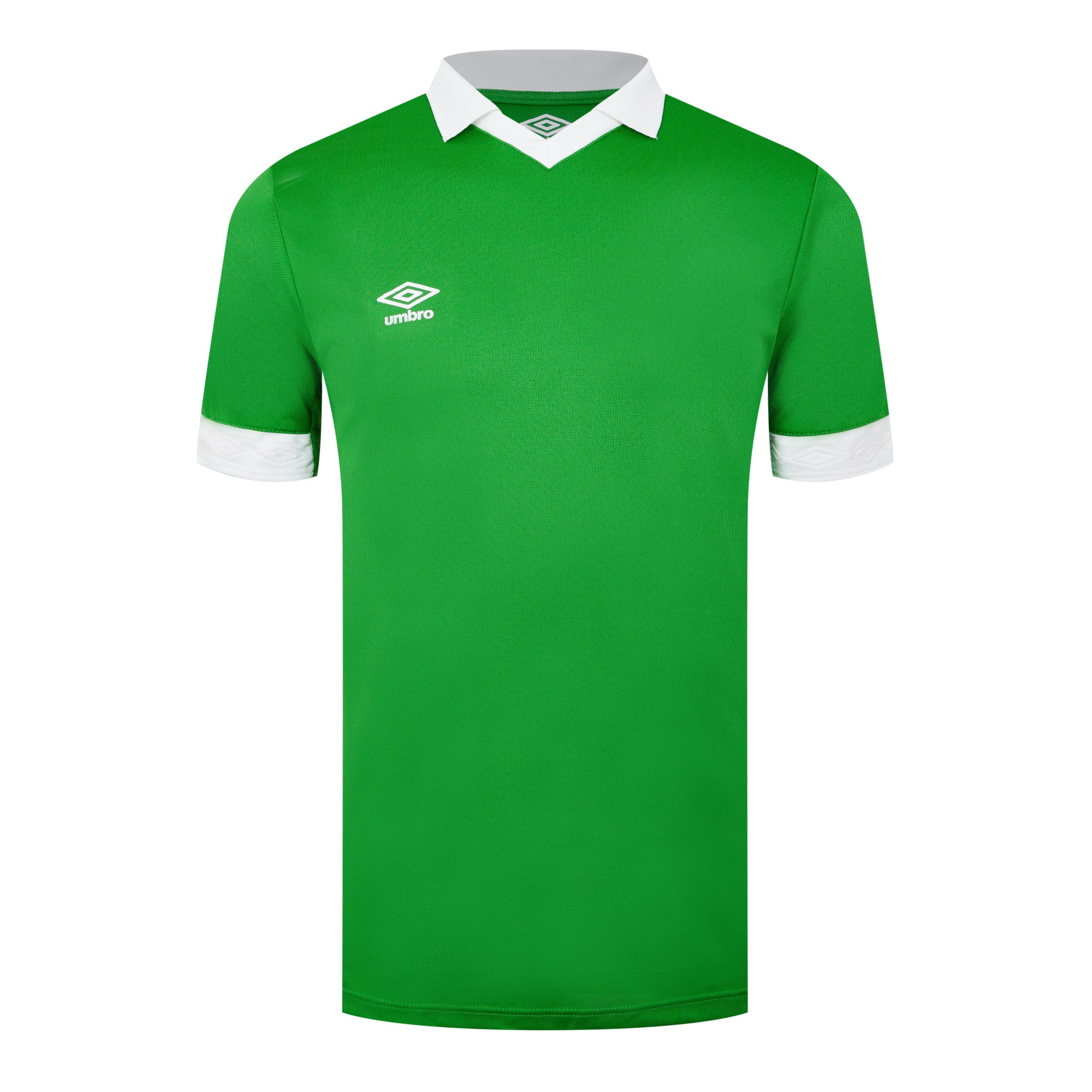 Emerald/White - Umbro - Men's Short-Sleeve Performance T-Shirt - 1