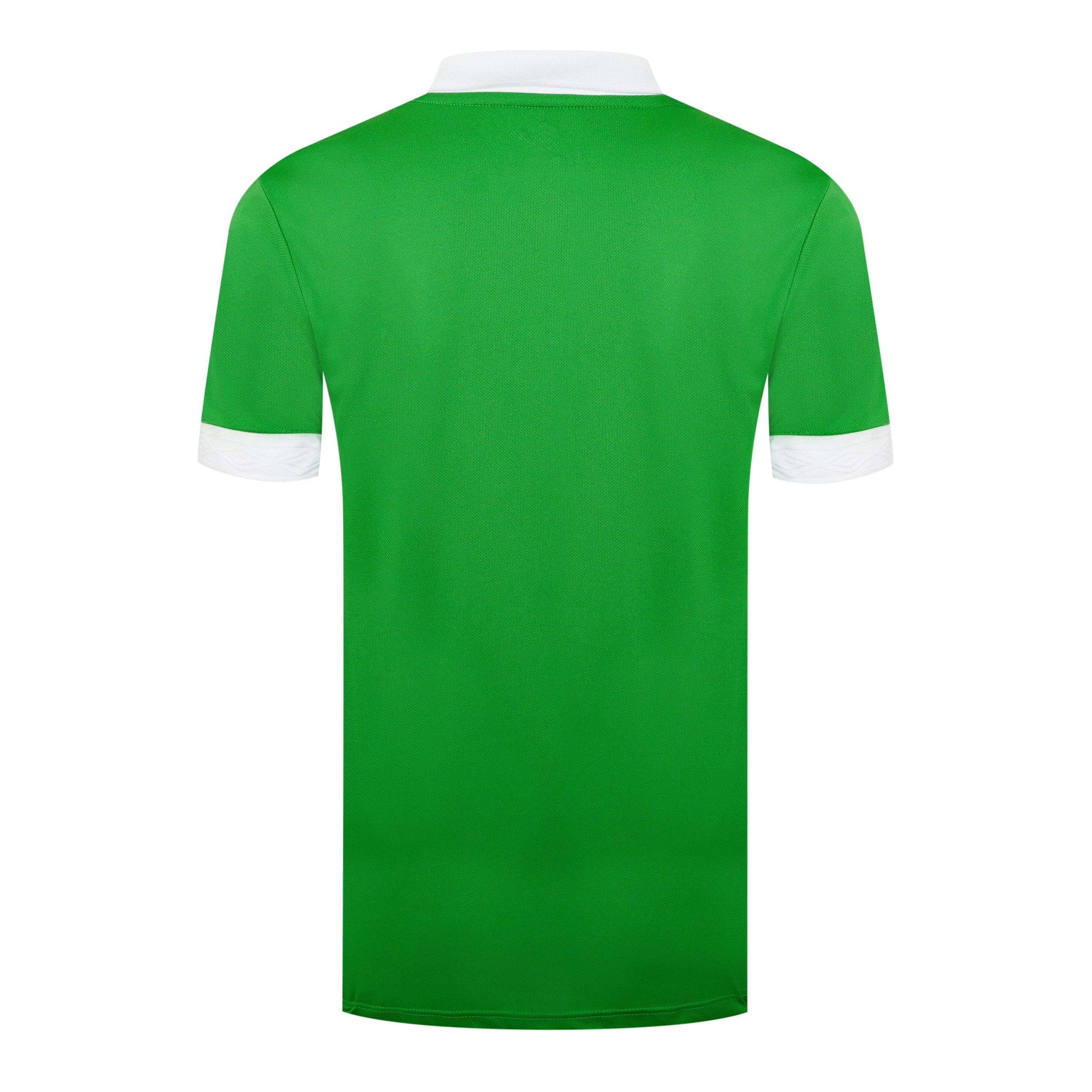 Emerald/White - Umbro - Short-Sleeve Performance T-Shirt - 2