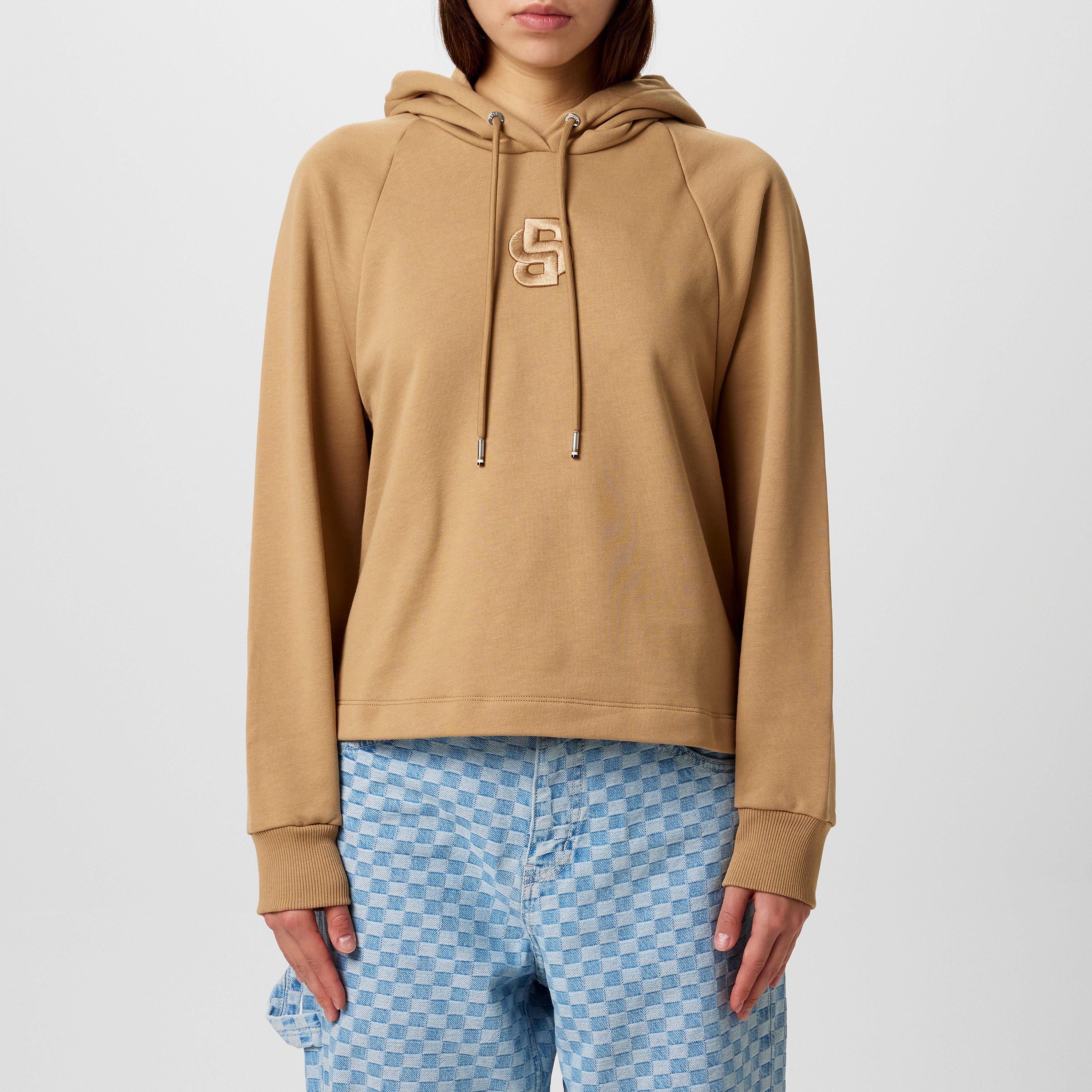 Boss Women's Emaes Tonal Logo Embroidery Hoodie | USC