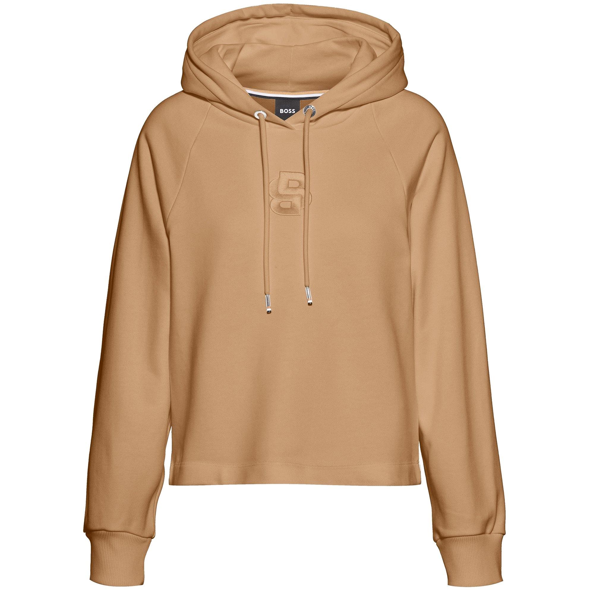 Med Beige 260 - Boss - Women's Emaes Tonal Logo Embroidery Hoodie - 5