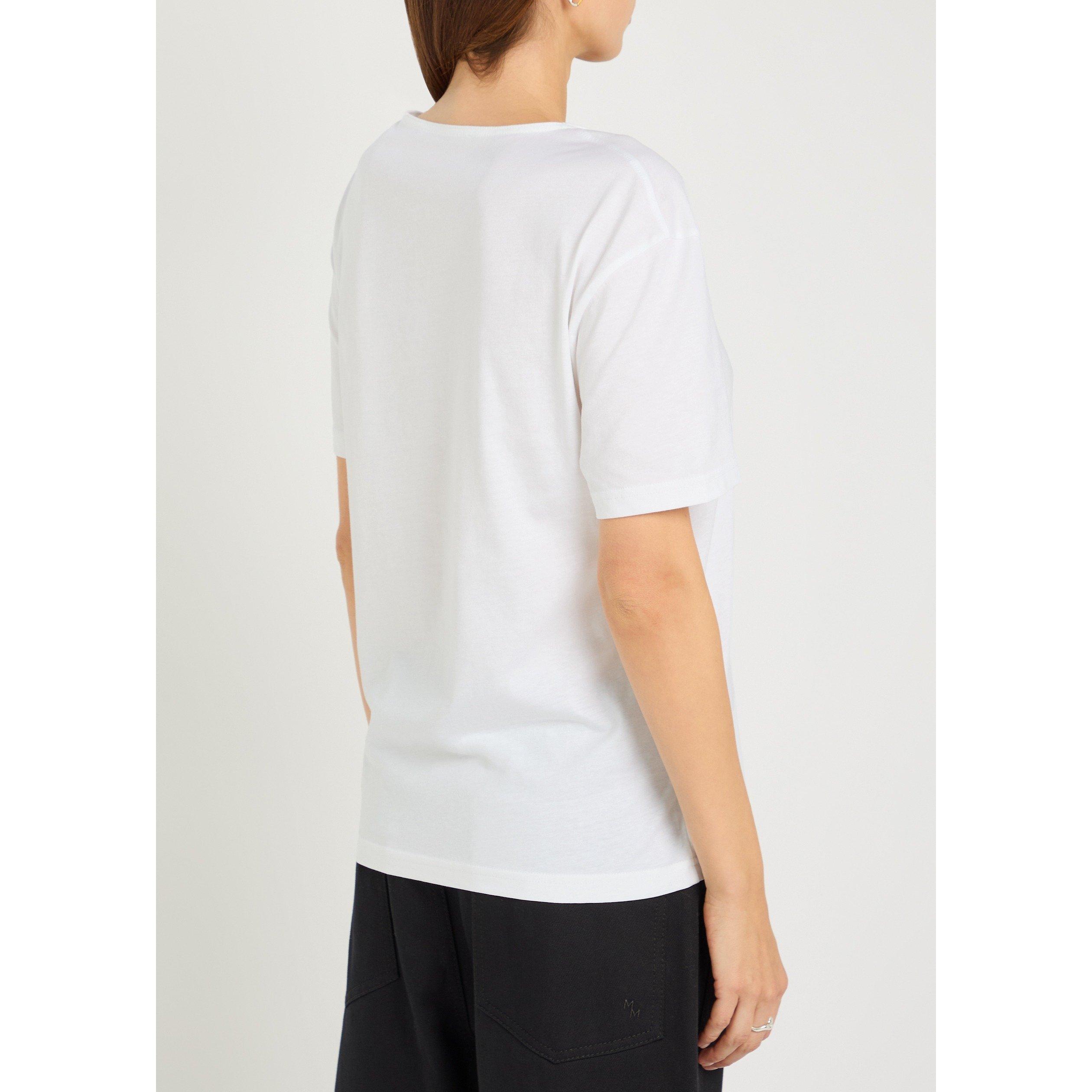 WHITE - Maria McManus - Women's Organic Cotton Oversized T-Shirt - 3