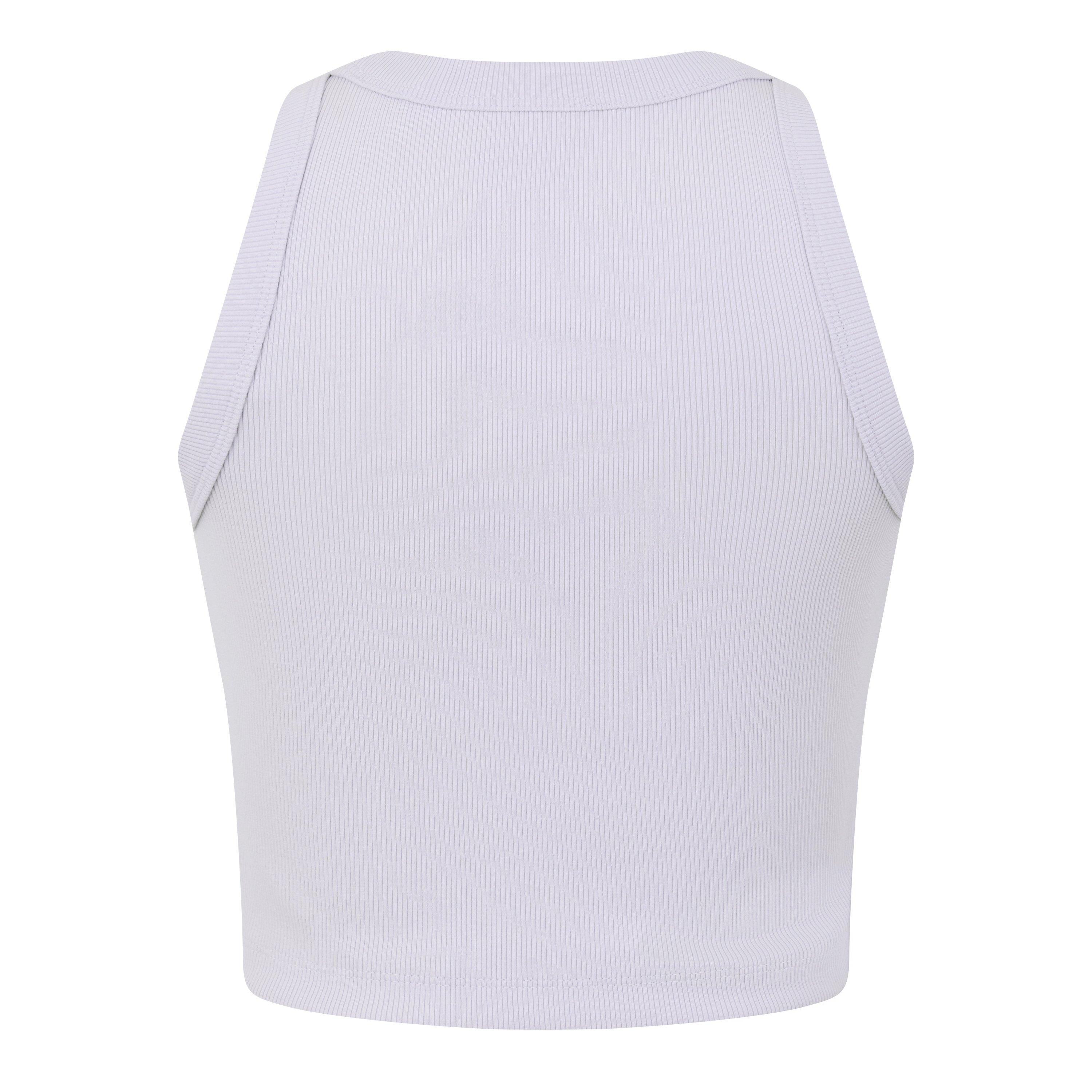 Open Purple - Boss - Women's C Evest Crop Ribbed Structured Vest - 2