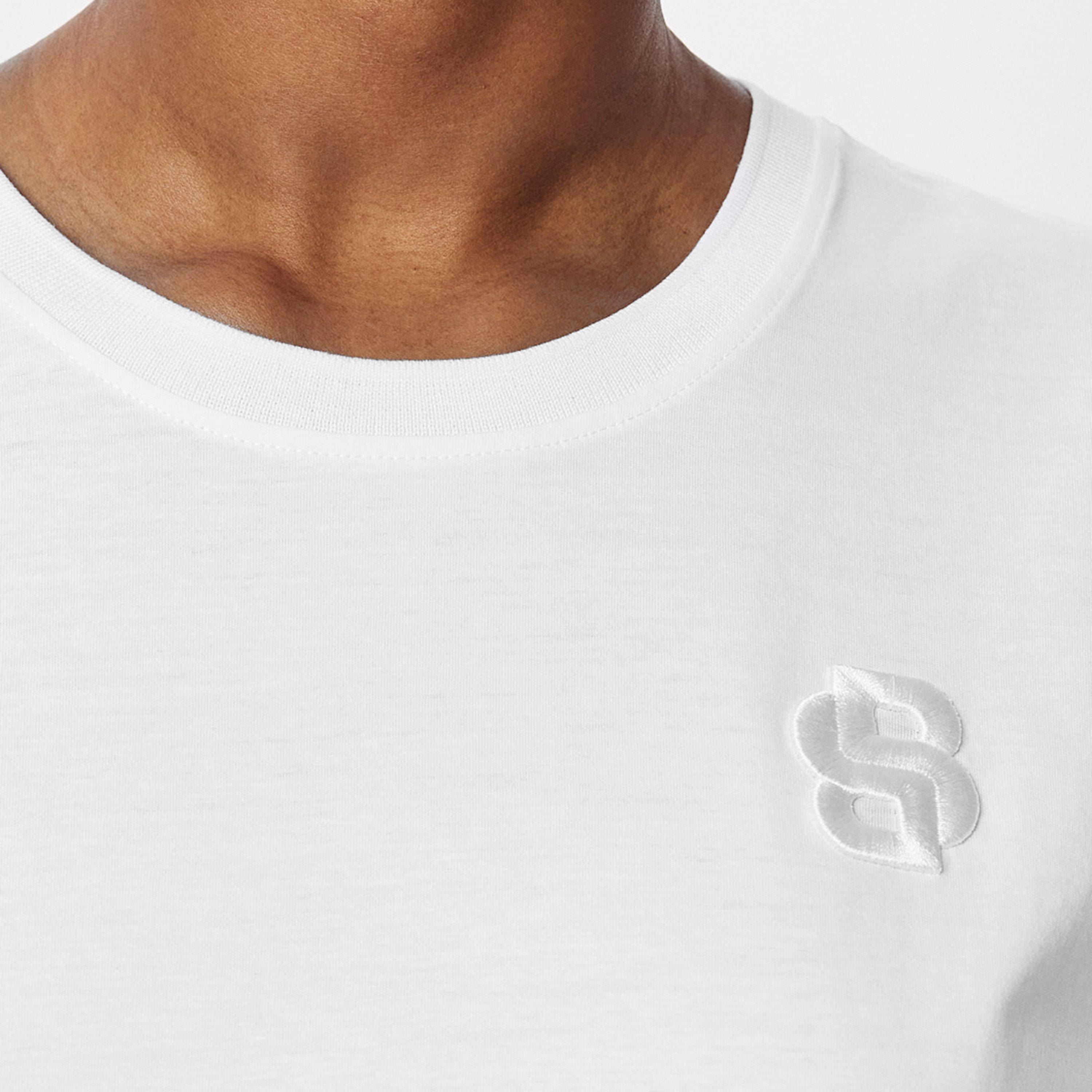 White 100 - Boss - Women's Elphi T-Shirt, Luxury Cotton Blend - 5