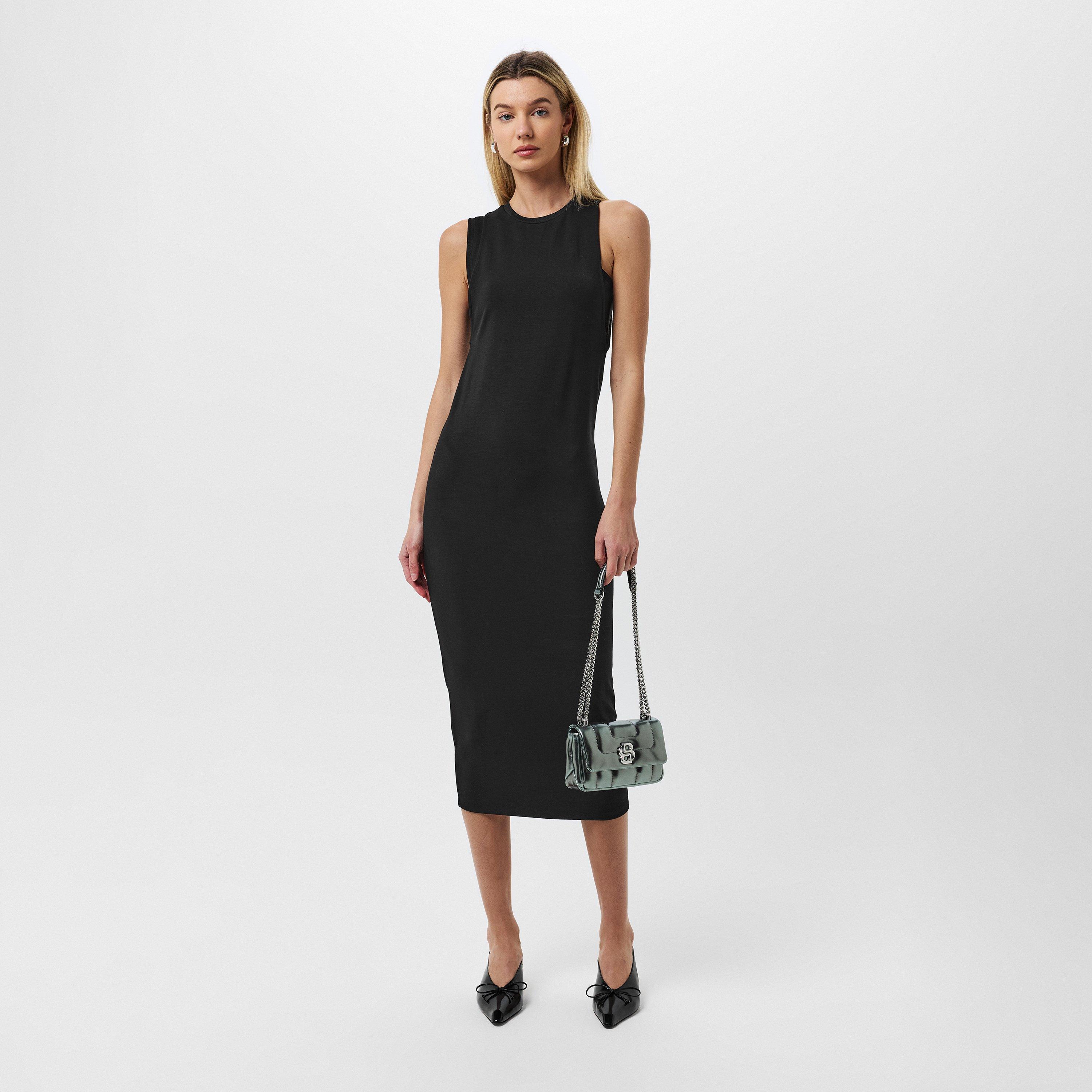 Black 001 - Boss - Women's Emayt Super-Soft Bodycon Dress - 6