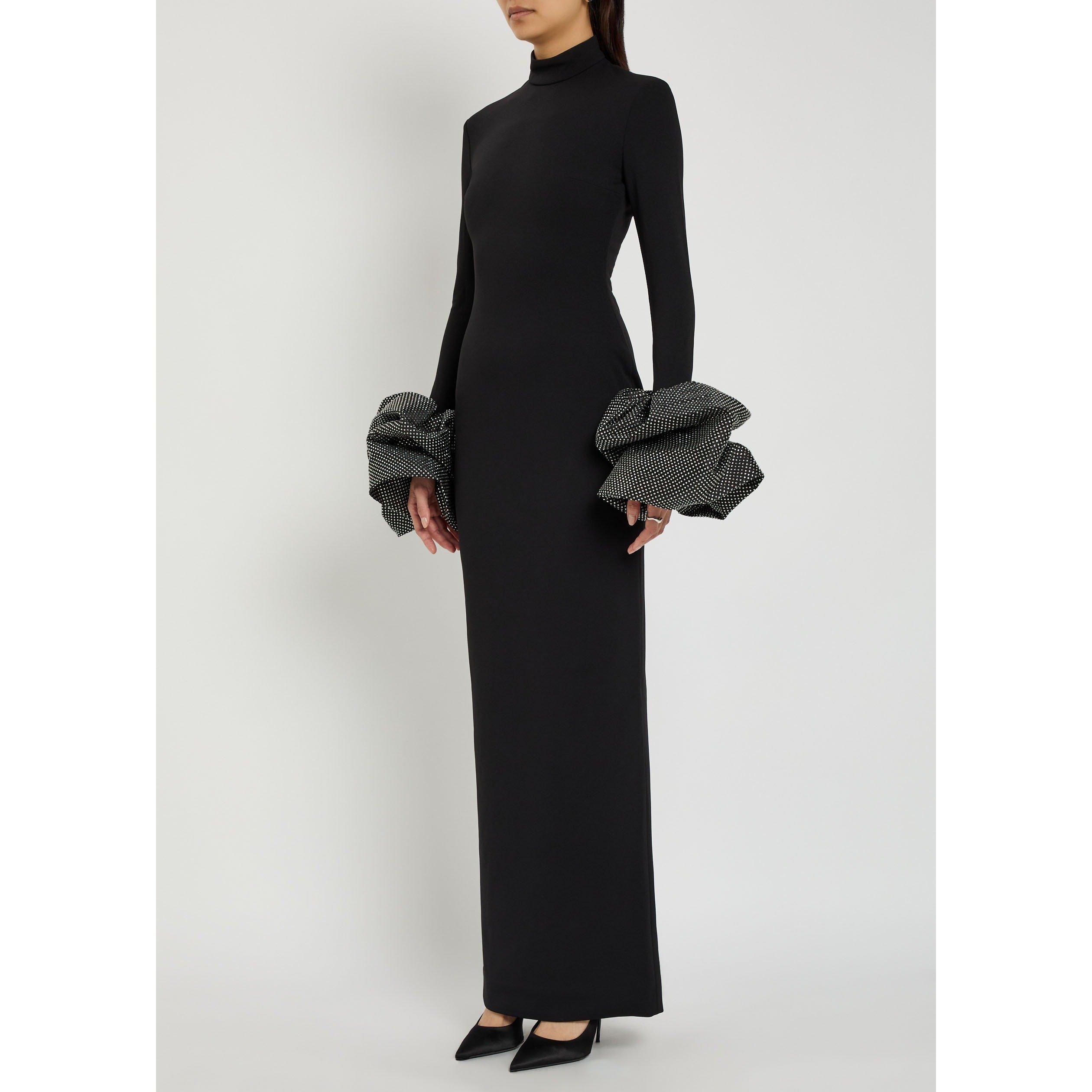 BLACK - Solace London - LD VIVIANA CRYSTAL MAXI DRESS - 2