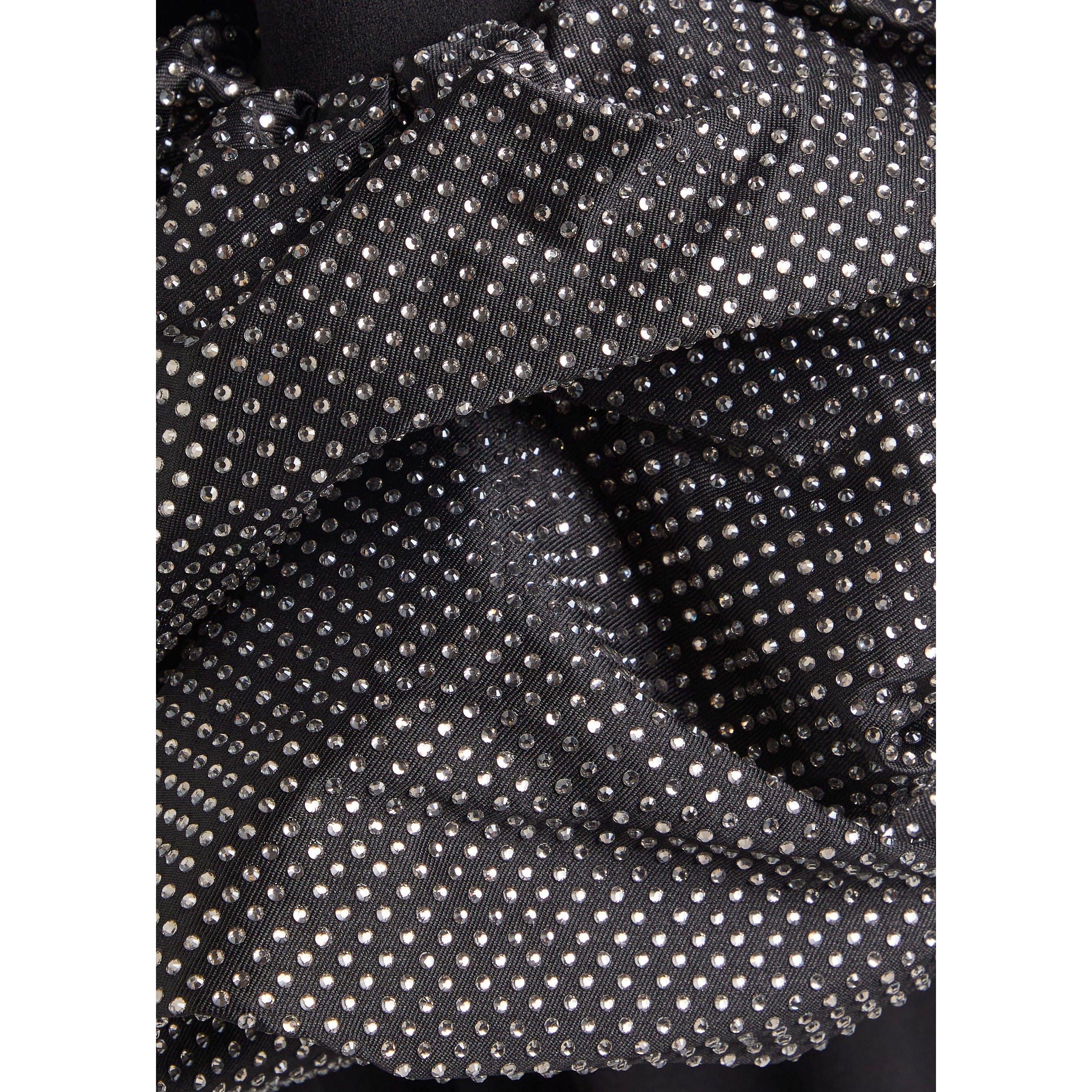 BLACK - Solace London - LD VIVIANA CRYSTAL MAXI DRESS - 4