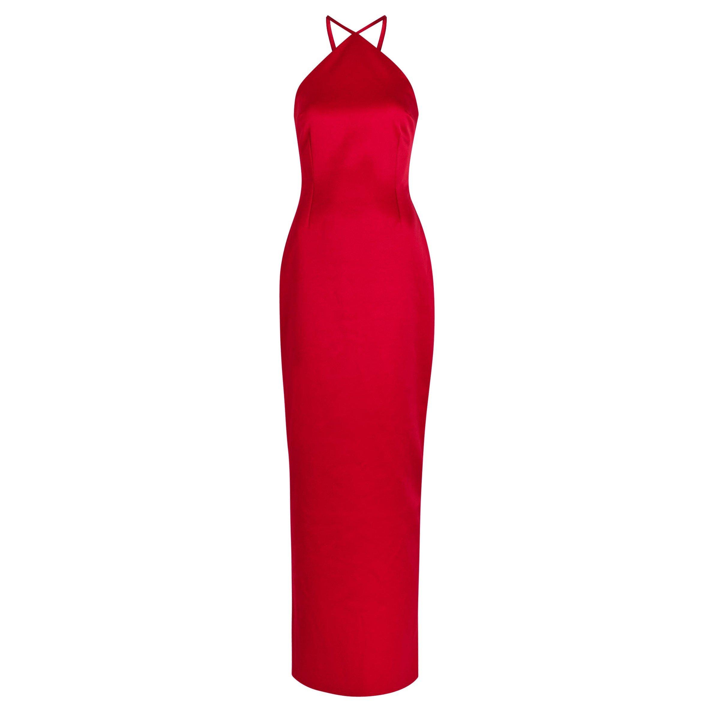 RED - Solace London - LD FERN MAXI DRESS