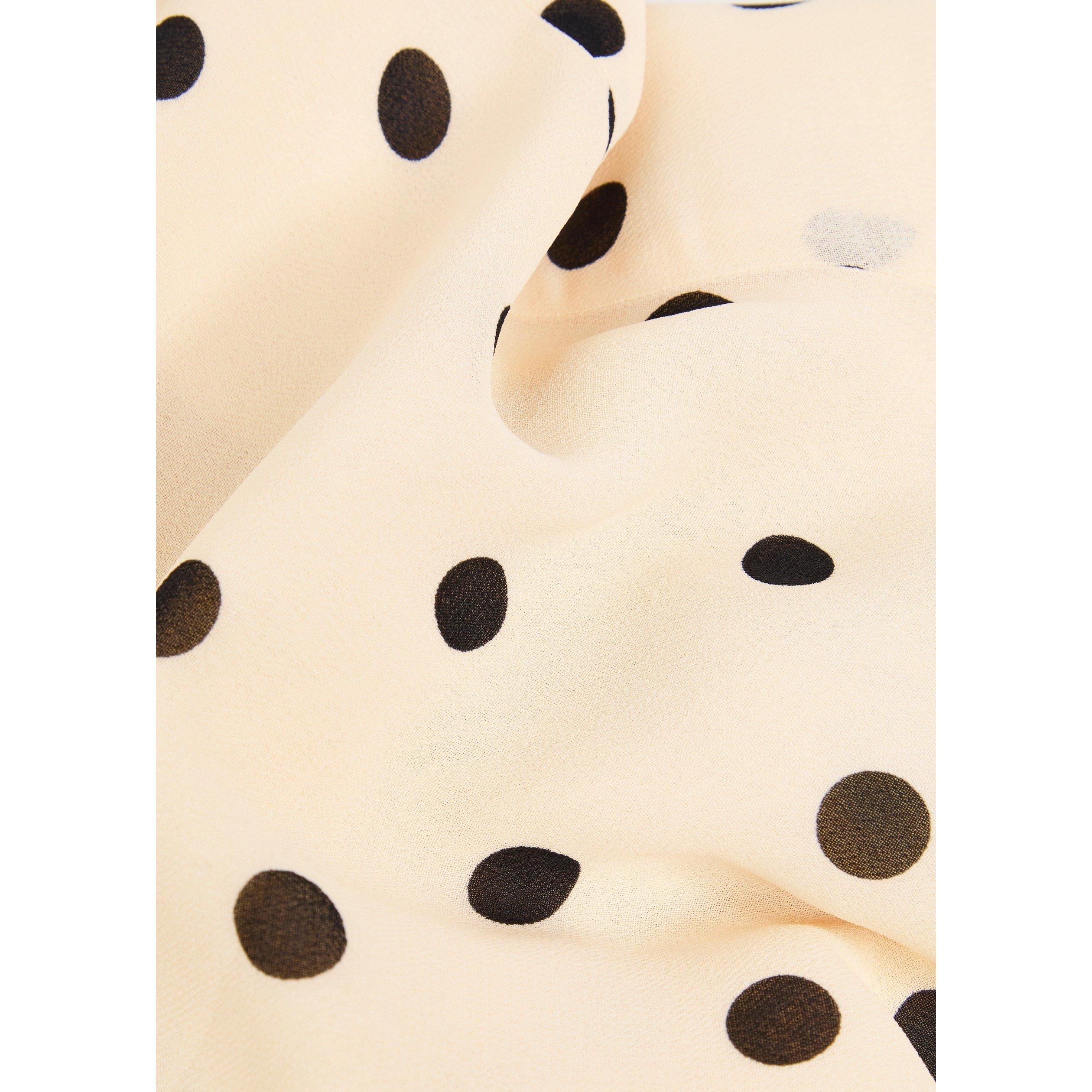 WHITE AND OTHER - Reformation - Women's Remi Polka Dot Mini A Line Dress - 4