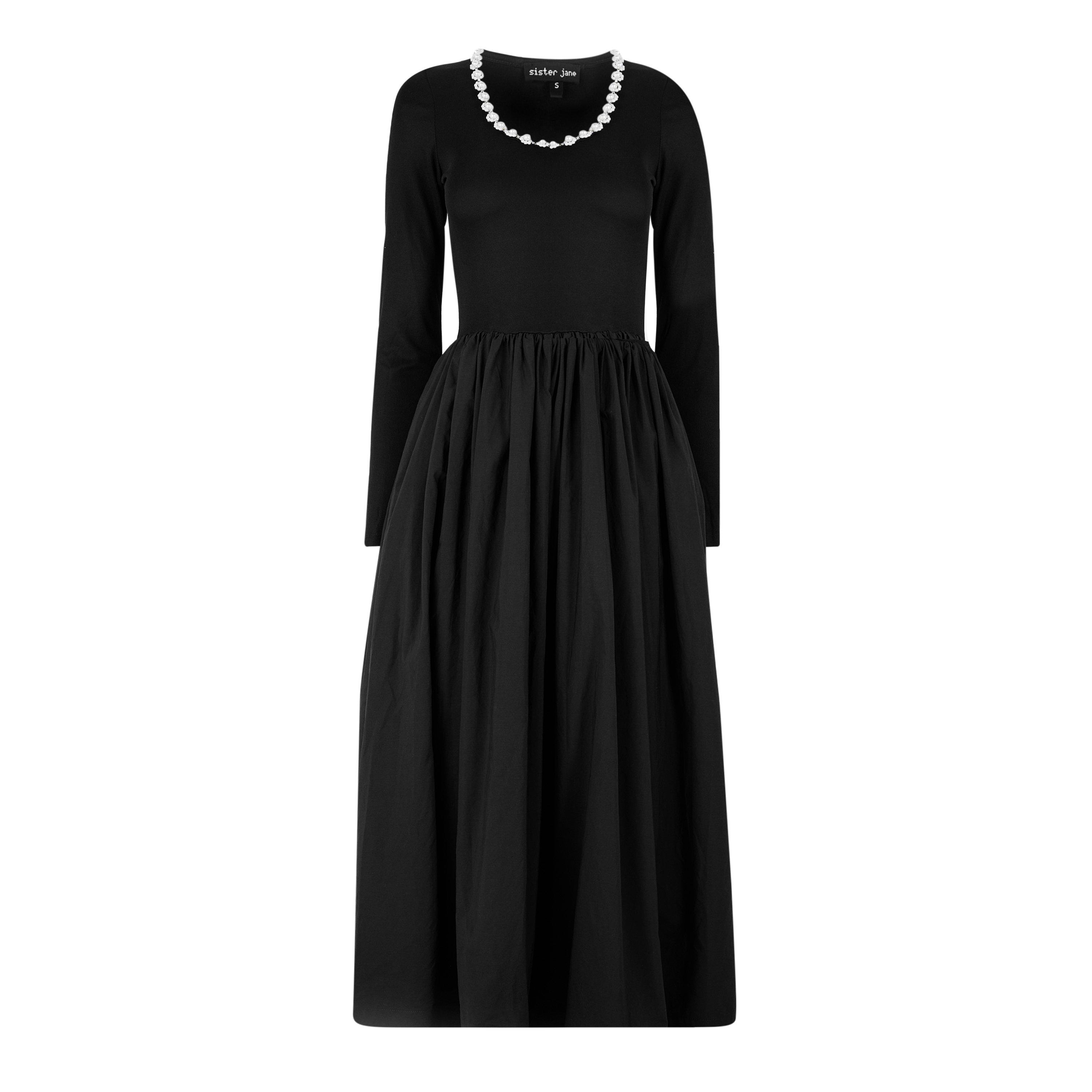 BLACK - Sister Jane - LD Forever Framed Midi Dr - 1