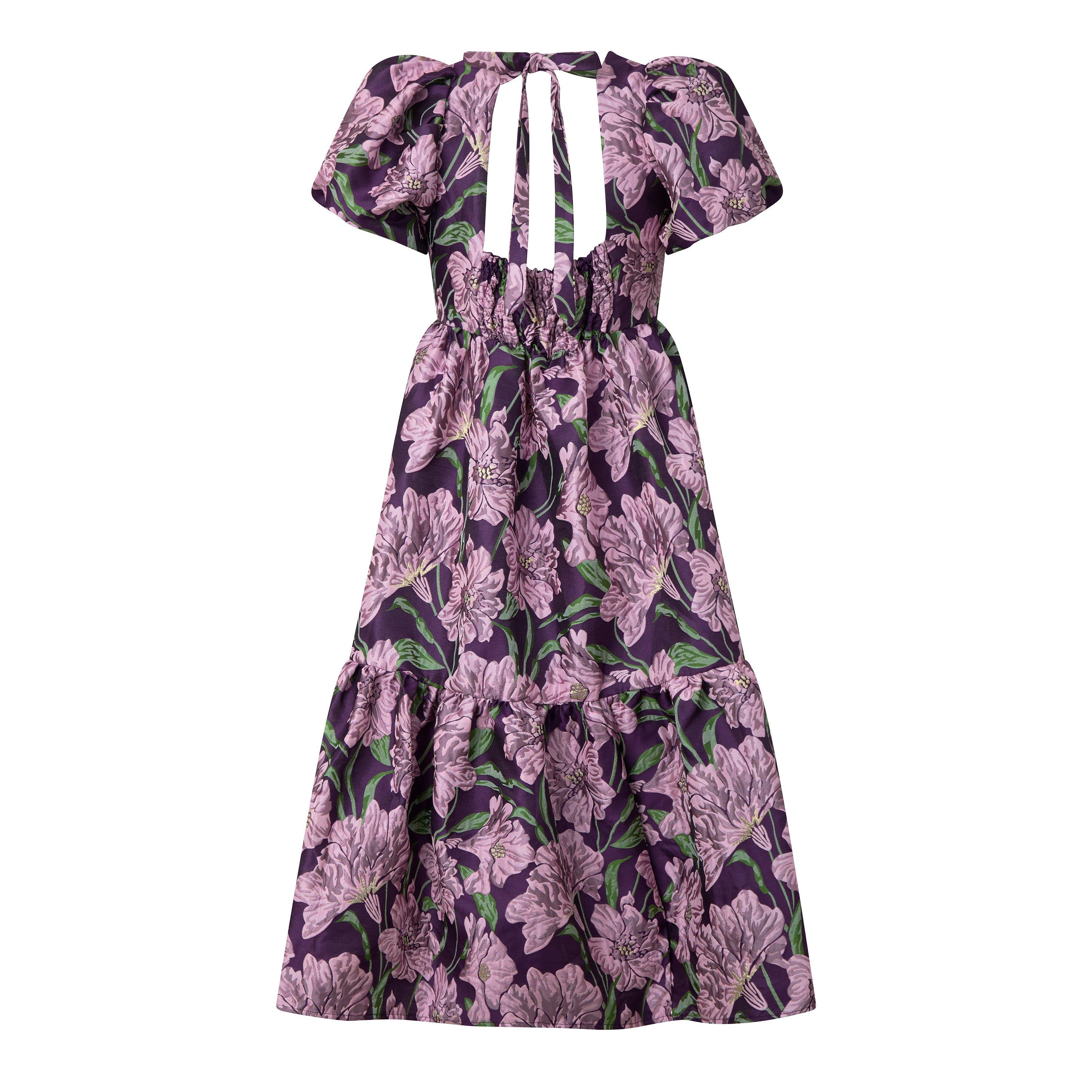 PURPLE - Sister Jane - LD Floraison Midi Dress - 2