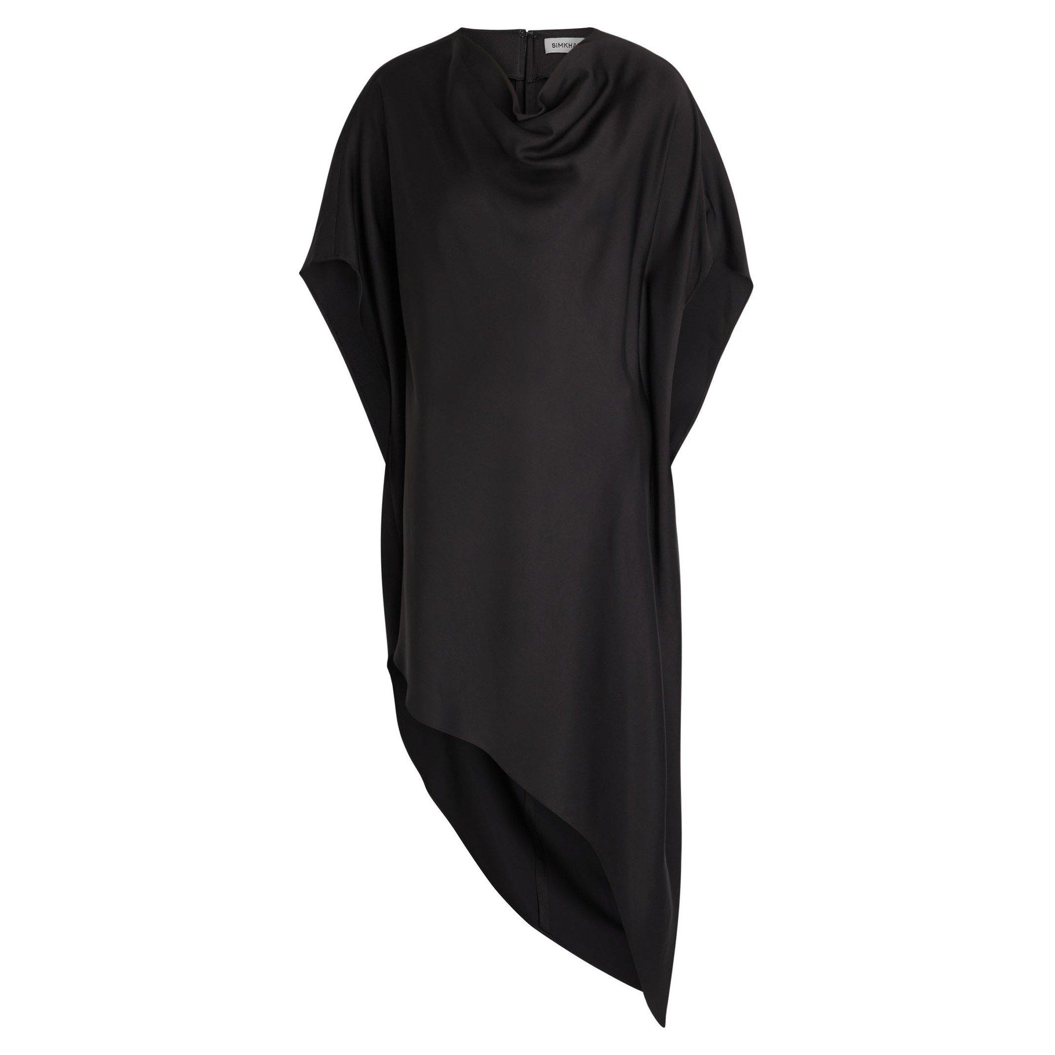 BLACK - Jonathan Simkhai - LD SADIA CAPE DRESS - 1